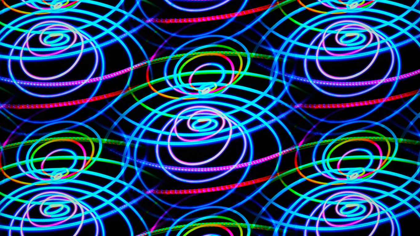 Bande D'abstraction Colorée, Blue, Azure, Art, Aqua. Wallpaper in 1366x768 Resolution