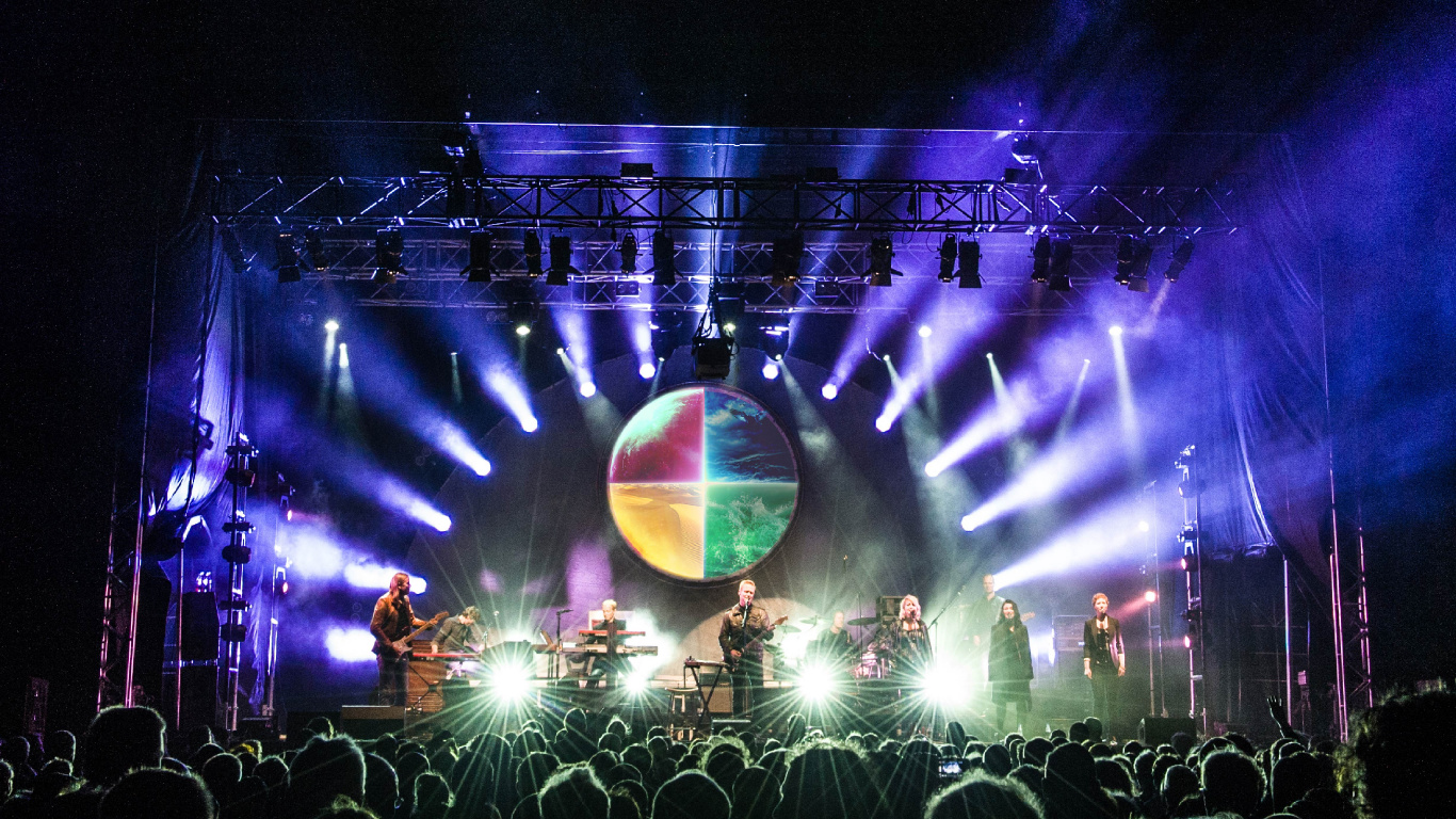 Stage, Pink Floyd Project, Pink Floyd, Concert, Performance. Wallpaper in 1366x768 Resolution