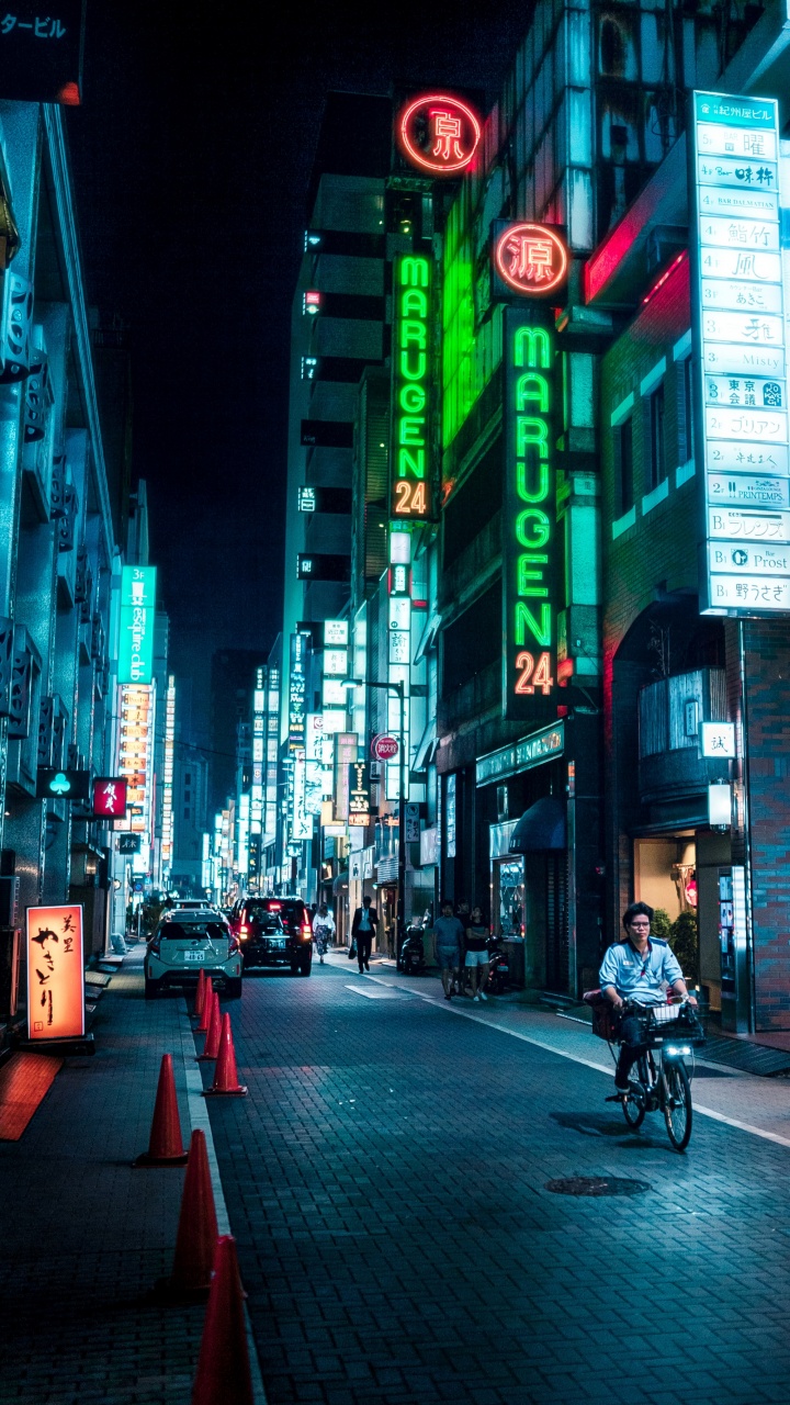 自行车, 轮胎, 光, 车灯, 基础设施 壁纸 720x1280 允许