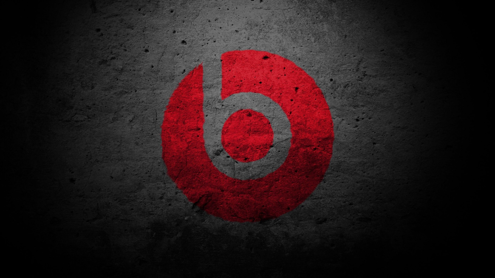 Logo Redondo Rojo y Blanco. Wallpaper in 1920x1080 Resolution