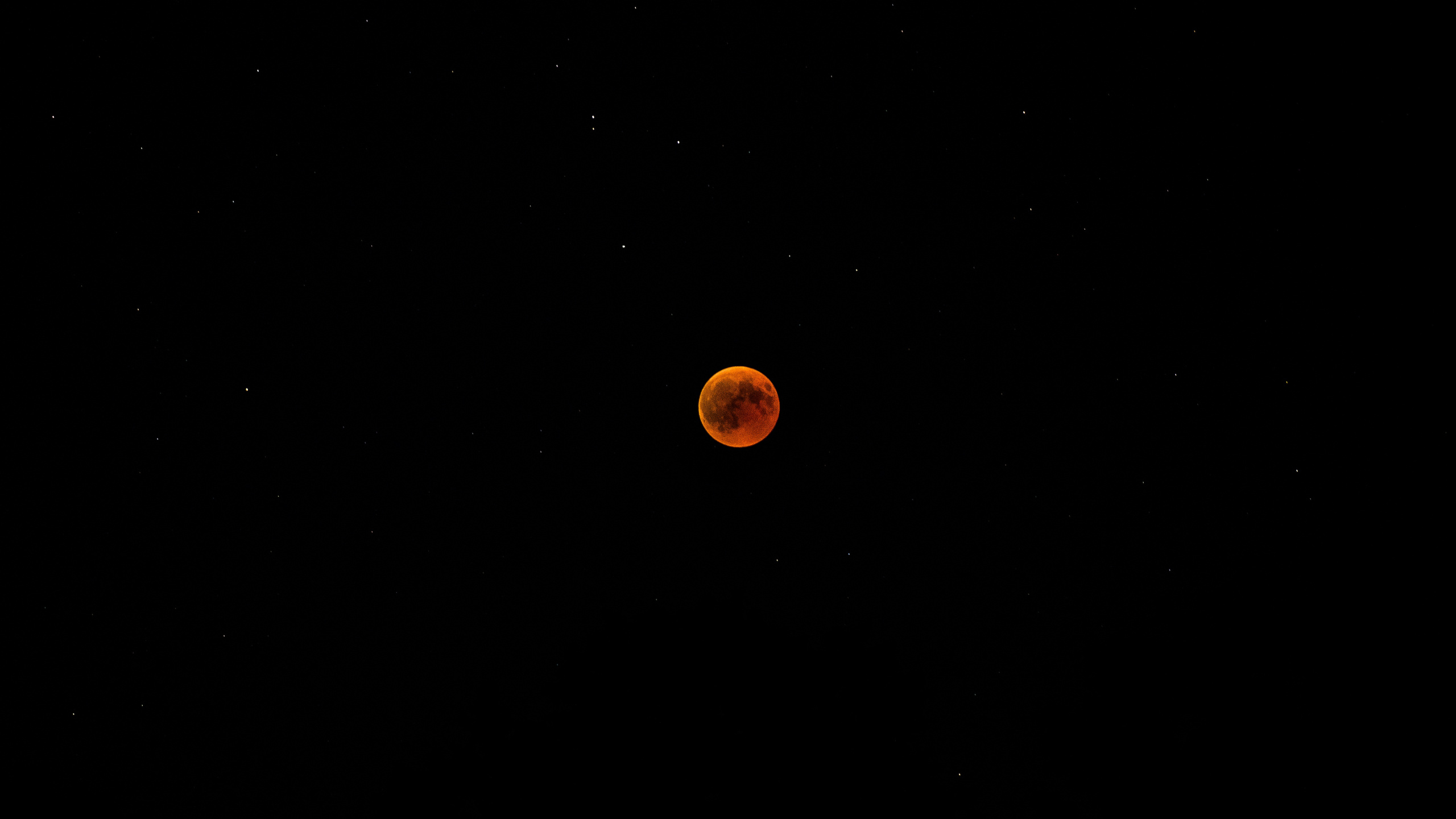 Vollmond am Himmel. Wallpaper in 2560x1440 Resolution