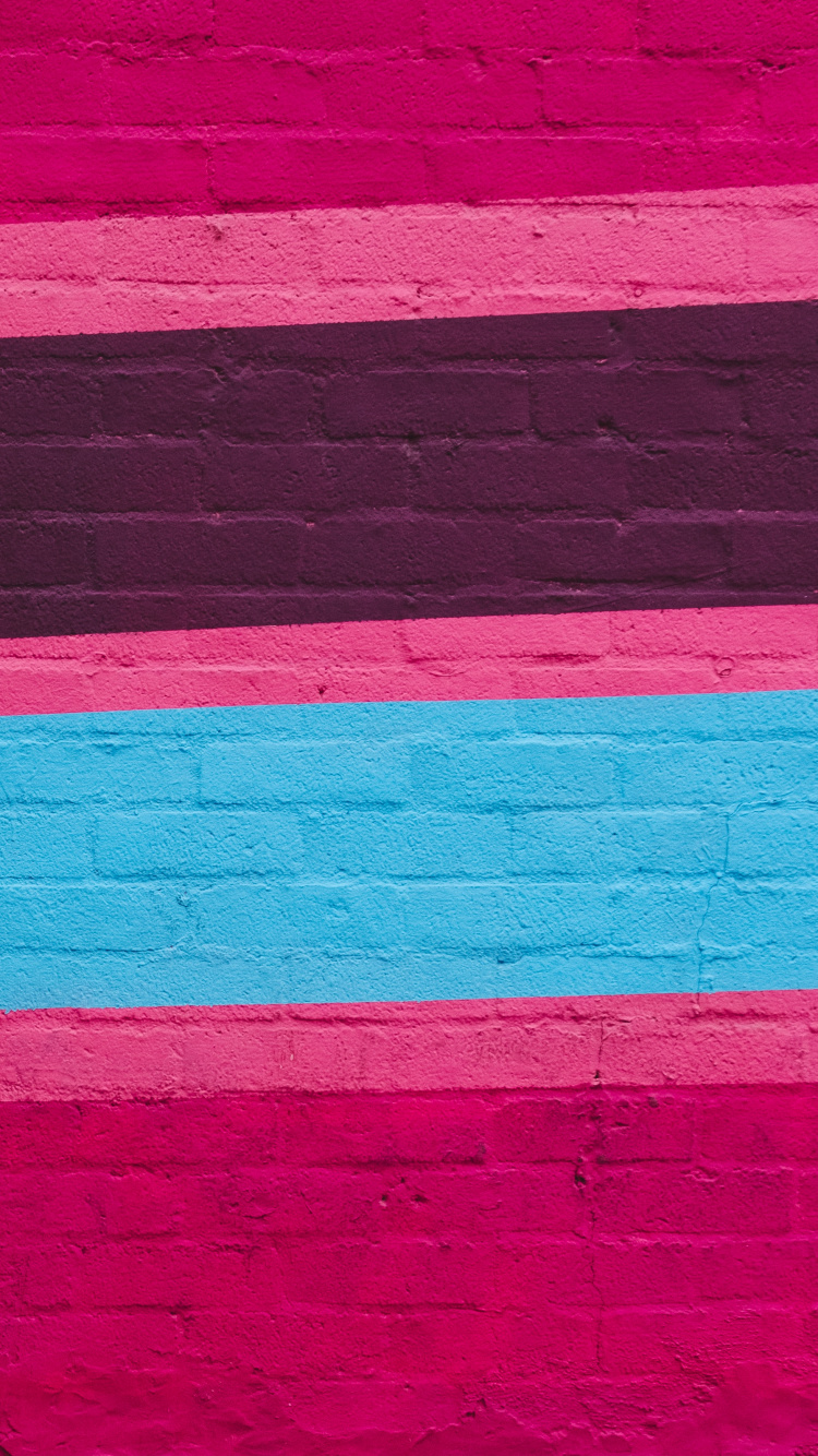 Rote Und Weiße Mauer. Wallpaper in 750x1334 Resolution