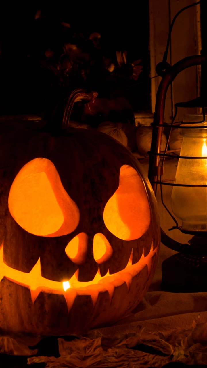 Cucurbita, Calabaza, Calor, Talla, Jack O'lantern. Wallpaper in 720x1280 Resolution