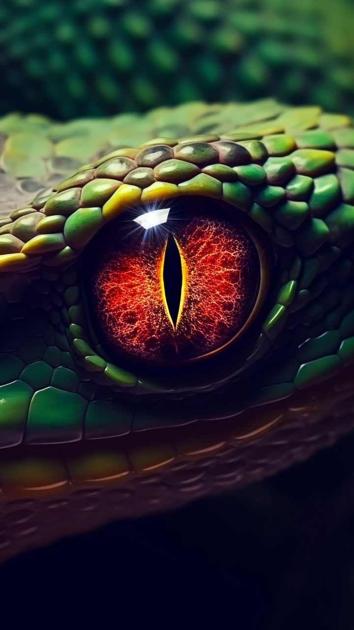 Lizard, Eye, Reptile, Human Body, Scaled Reptile. Wallpaper in 720x1280 Resolution