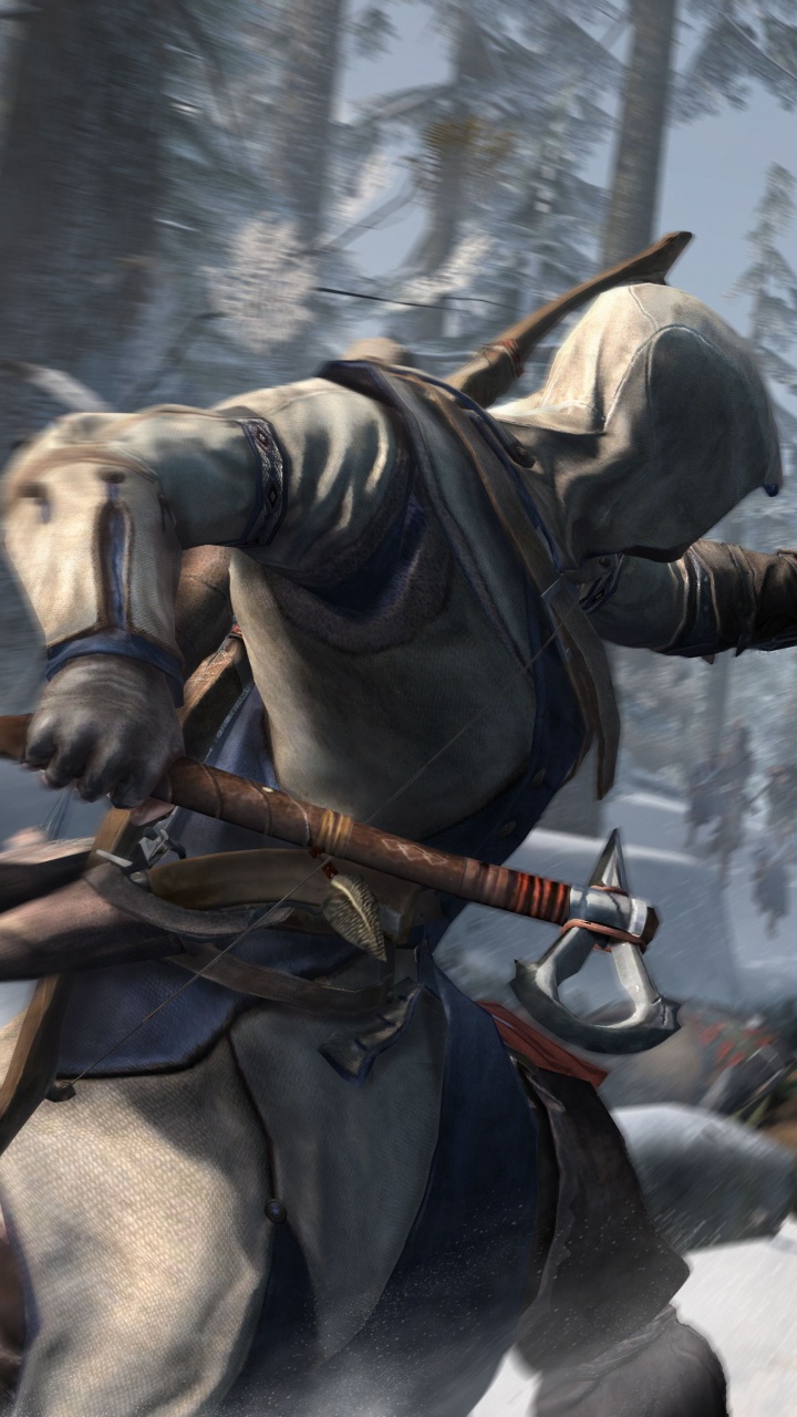 Assassins Creed III, Assassins Creed, Assassins Creed Origins, Ubisoft, Connor Kenway. Wallpaper in 720x1280 Resolution