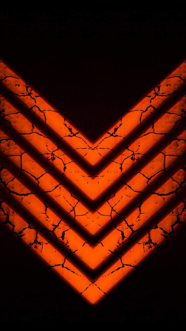 Naranja, Interpol, Gráficos Vectoriales, Estos Cuatro Muros, Ambar. Wallpaper in 750x1334 Resolution