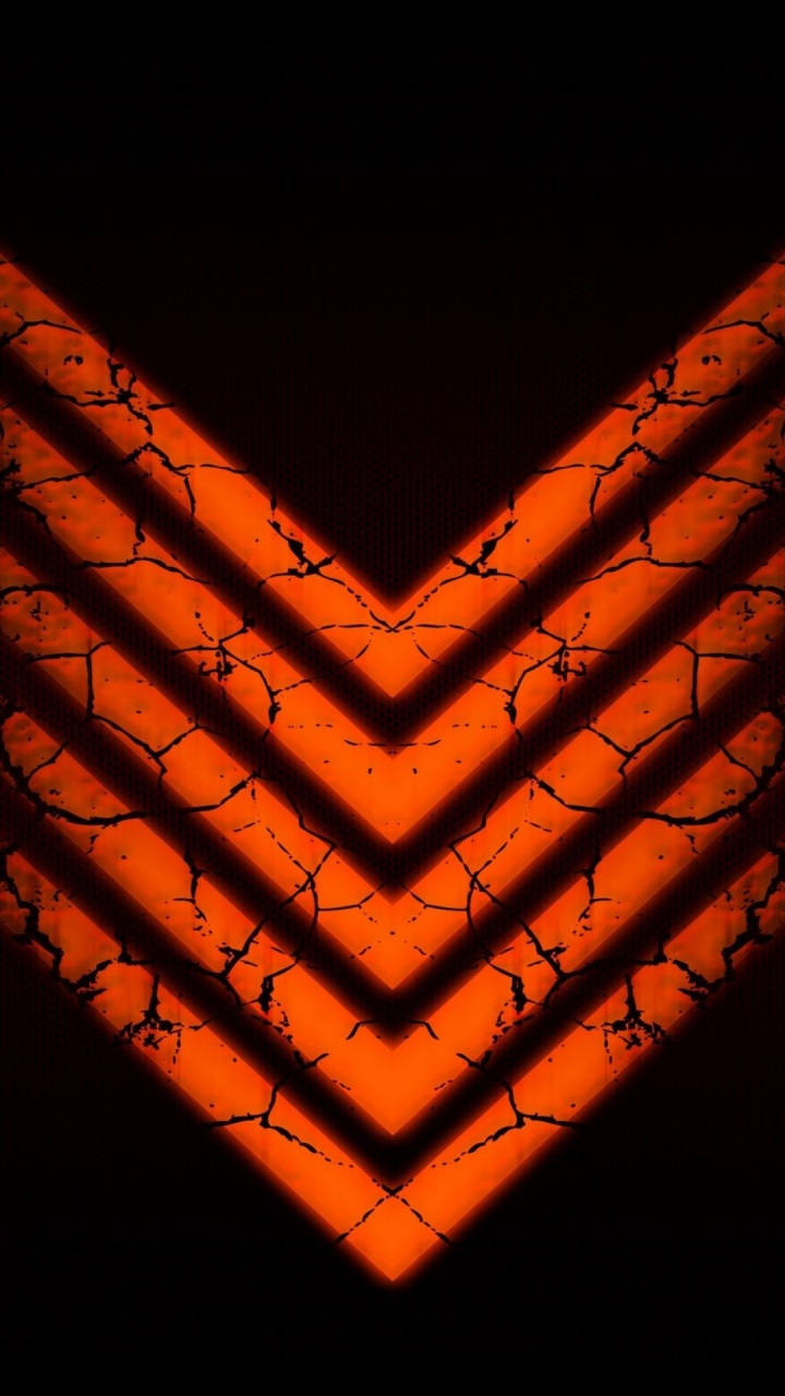 Orange, Interpol, Vector Graphics, These Four Walls, Amber. Wallpaper in 720x1280 Resolution