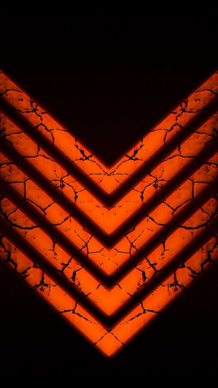 Orange, Interpol, Vector Graphics, These Four Walls, Amber. Wallpaper in 720x1280 Resolution