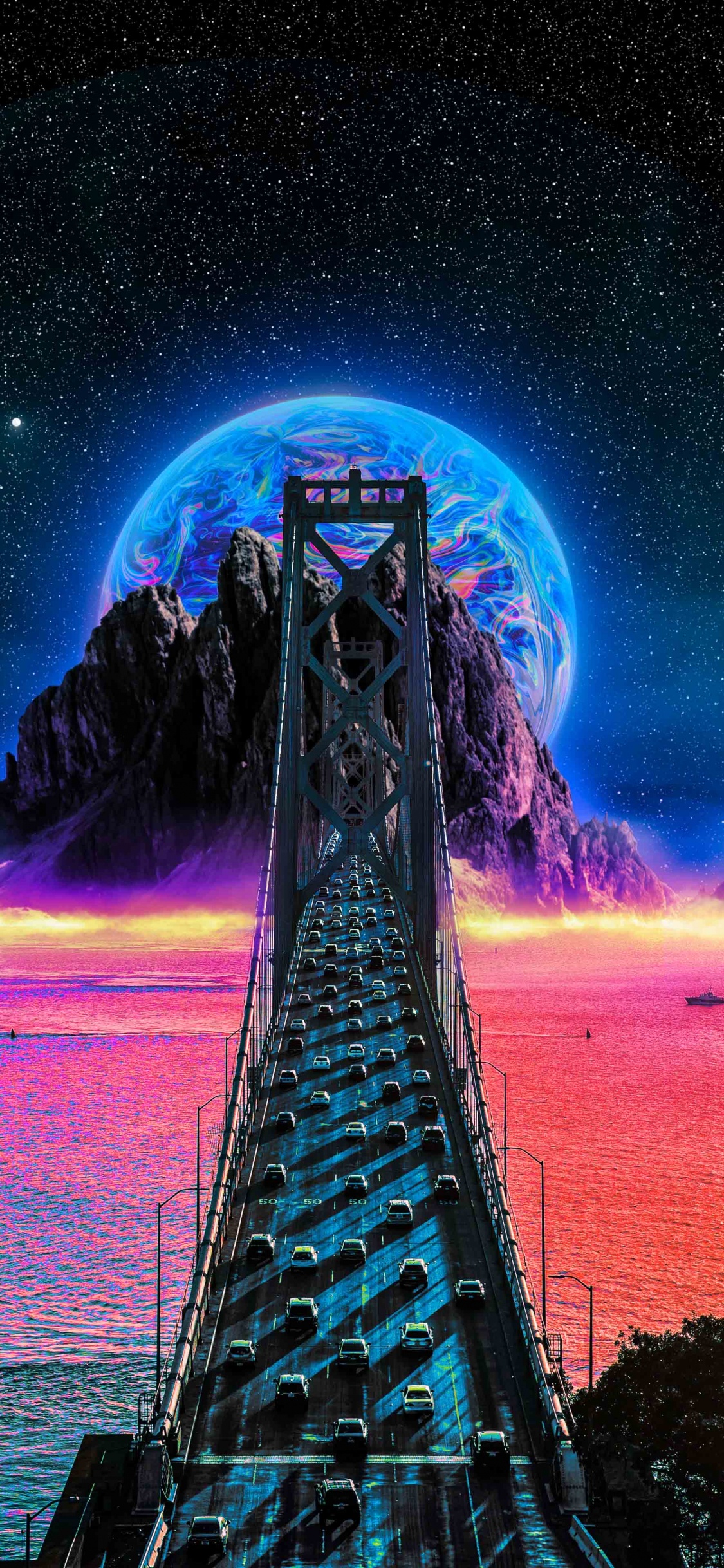 气氛, 专辑, 专辑封面, 绘画, 光 壁纸 1125x2436 允许