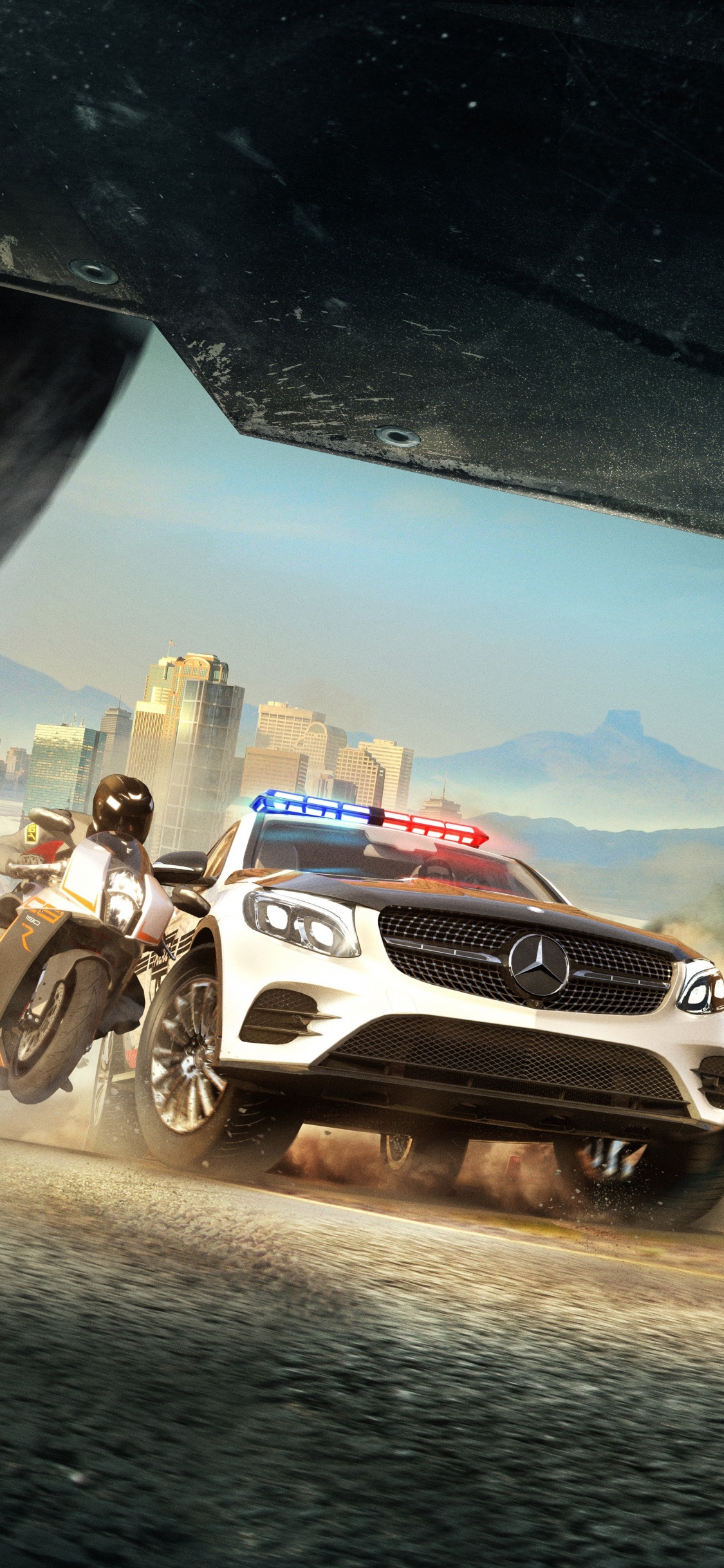 2 White and Black Cars on Road During Daytime. Wallpaper in 1125x2436 Resolution