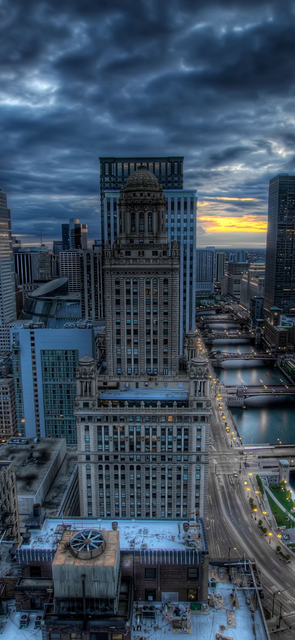 Aerial View of City Buildings During Daytime. Wallpaper in 1125x2436 Resolution