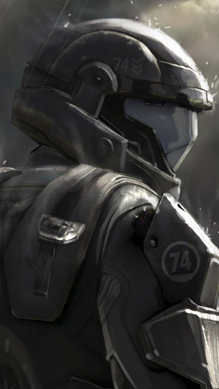 Halo 3, Master Chief, Xbox 360, Helmet, pc Game. Wallpaper in 750x1334 Resolution