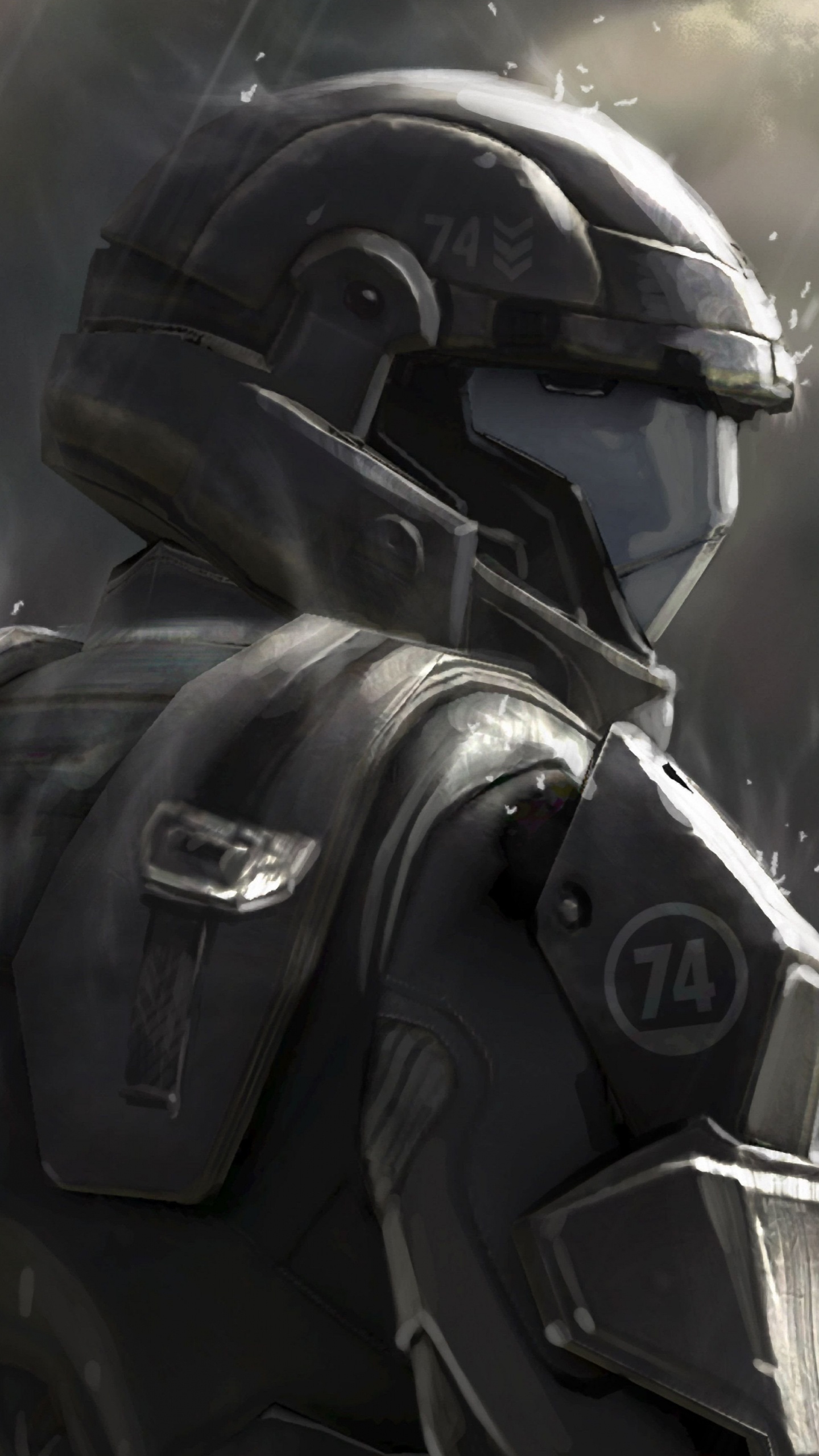 Halo 3, Jefe Maestro, Xbox 360, Juego de Pc, Ilustración. Wallpaper in 1440x2560 Resolution