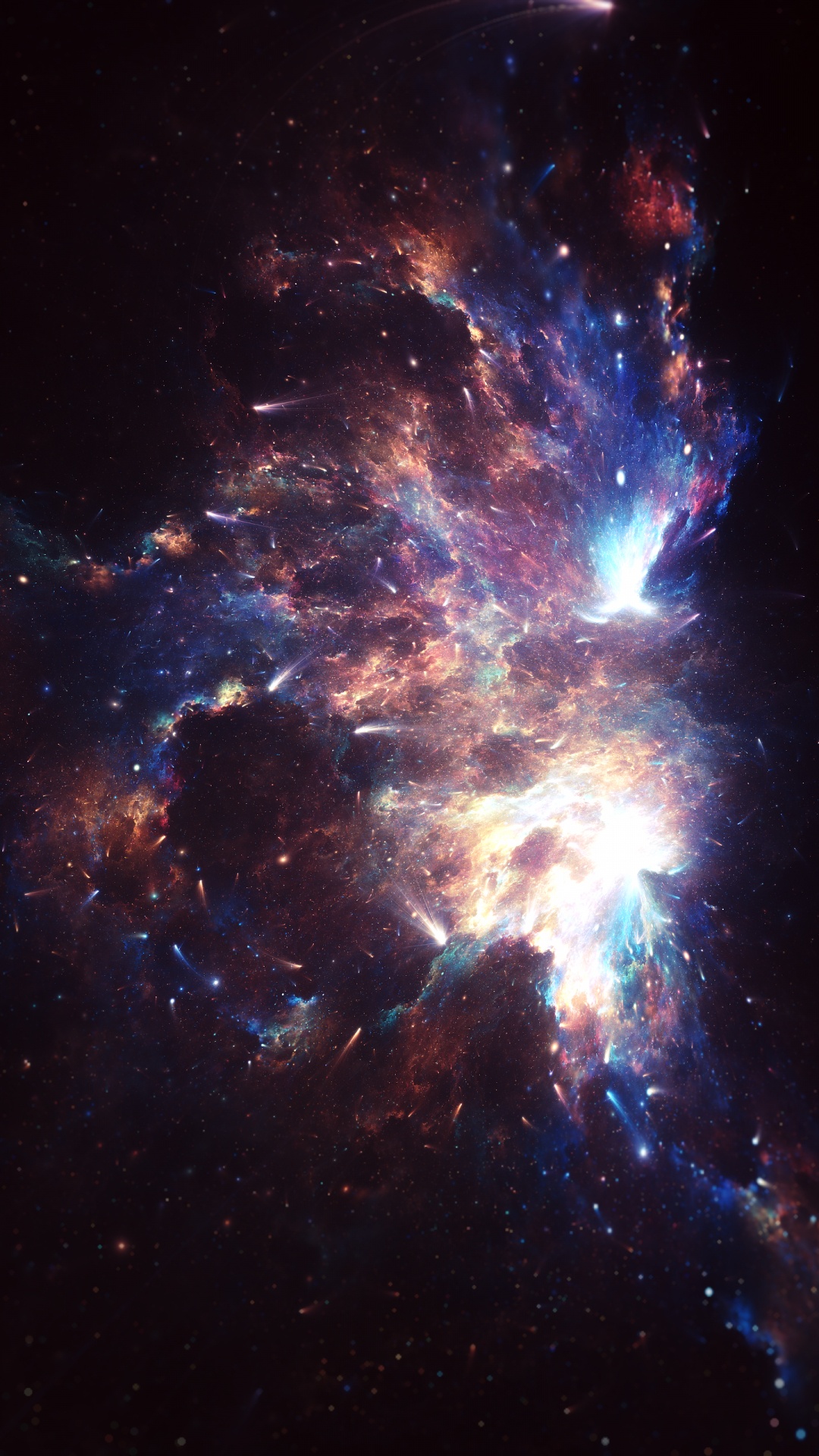 Nebula, Smartphone, Ios, Atmosphere, Natural Environment. Wallpaper in 1080x1920 Resolution