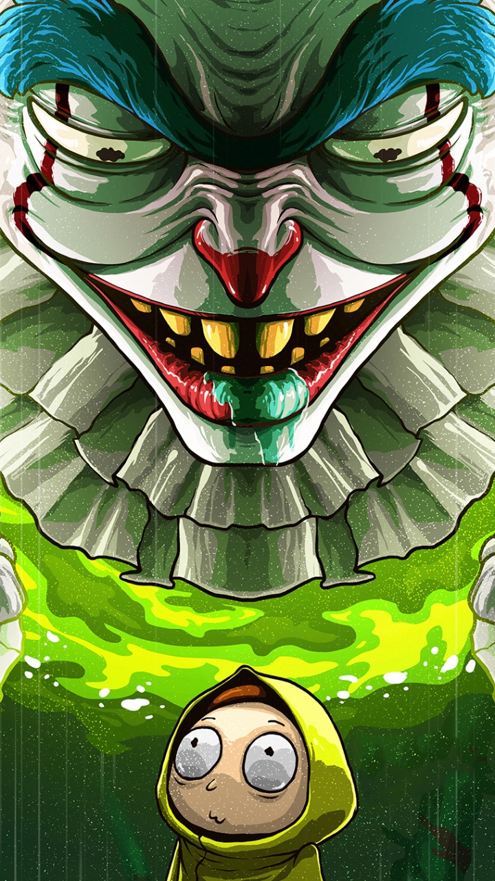 Green and White Animal Painting. Wallpaper in 720x1280 Resolution