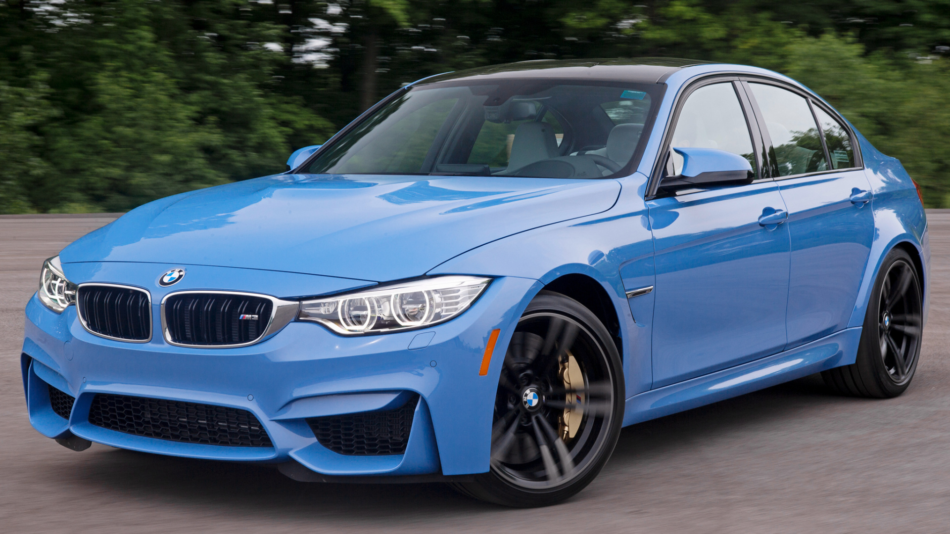 Blue Bmw m 3 Coupe on Road During Daytime. Wallpaper in 1920x1080 Resolution