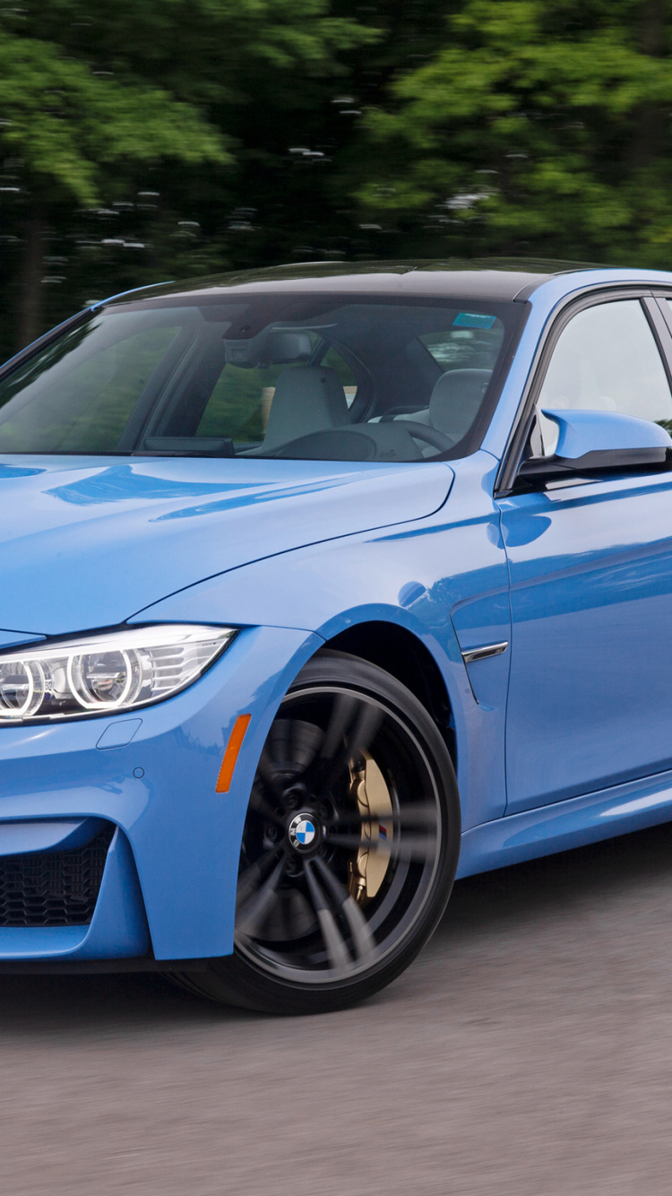 Blue Bmw m 3 Coupe on Road During Daytime. Wallpaper in 750x1334 Resolution