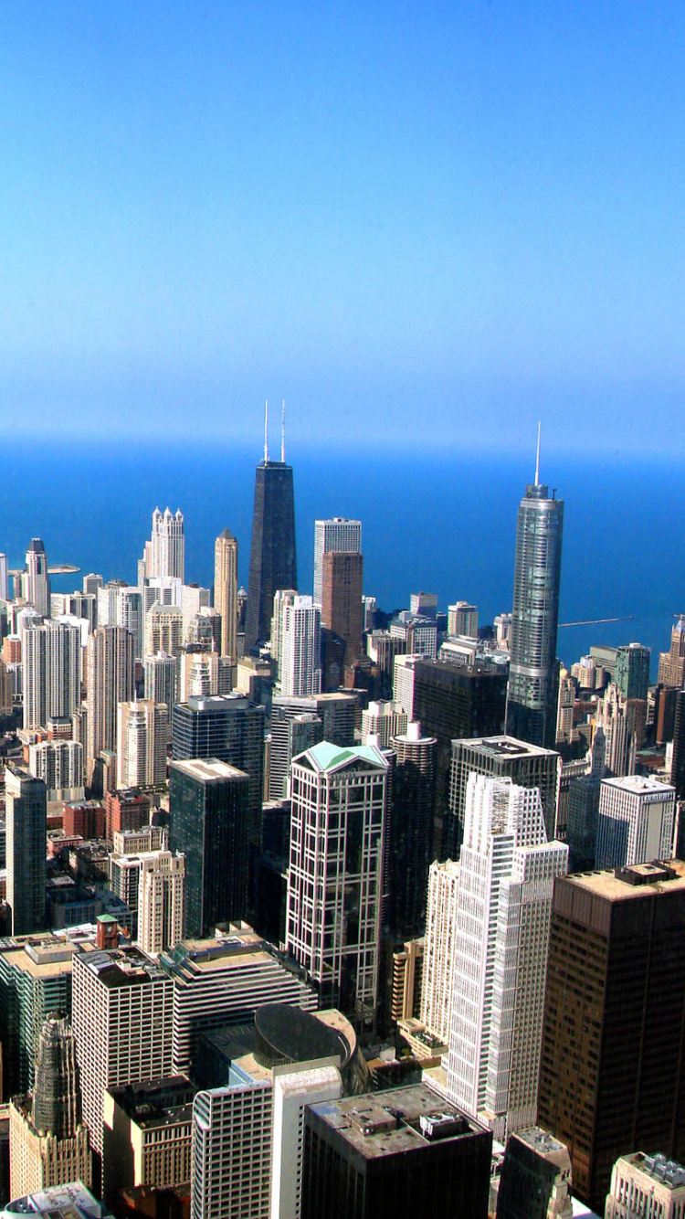 Aerial View of City Buildings During Daytime. Wallpaper in 750x1334 Resolution