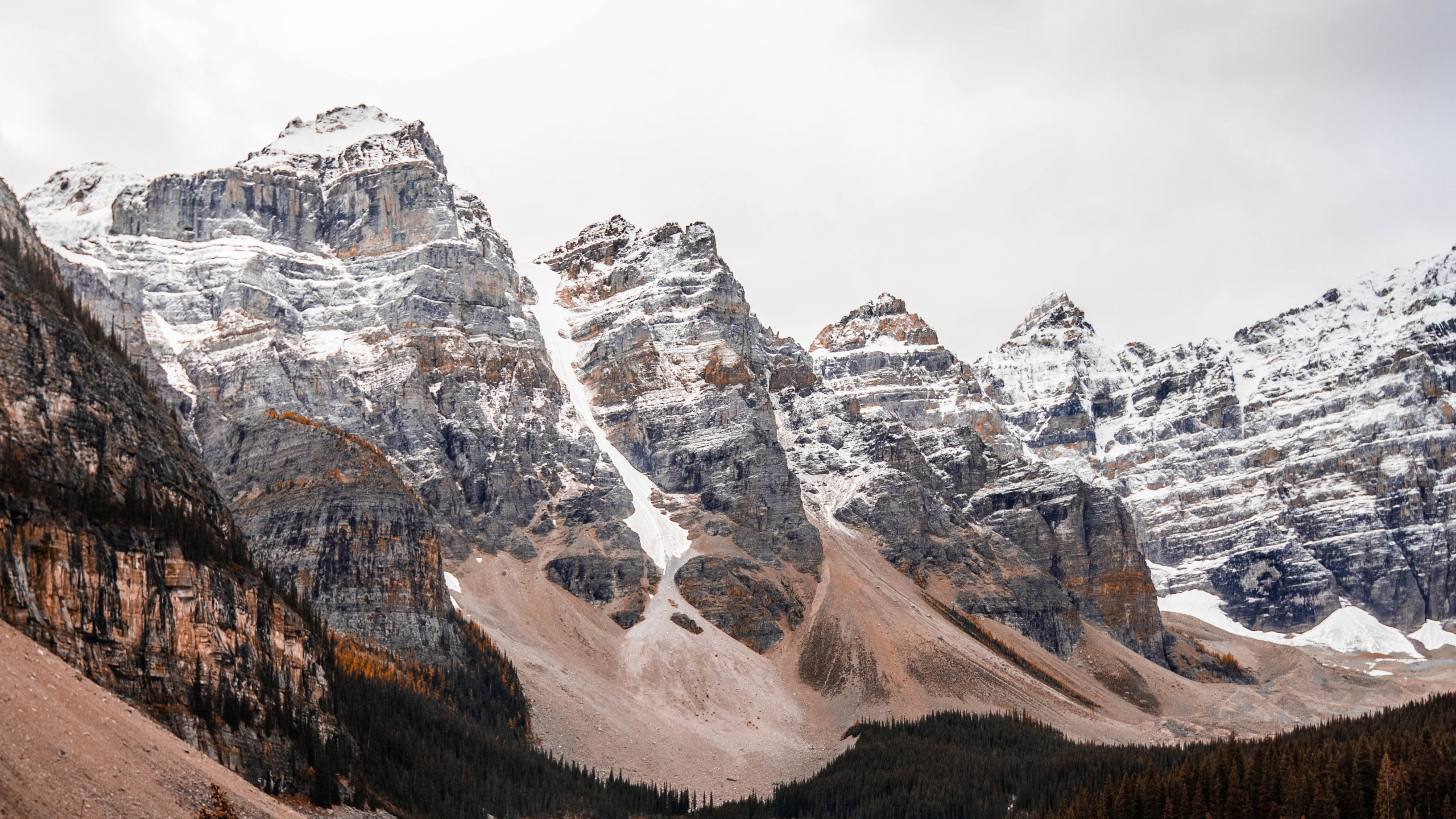 Moraine Lake, Lake, Mountain, Lake Louise, Glacial Lake. Wallpaper in 2560x1440 Resolution
