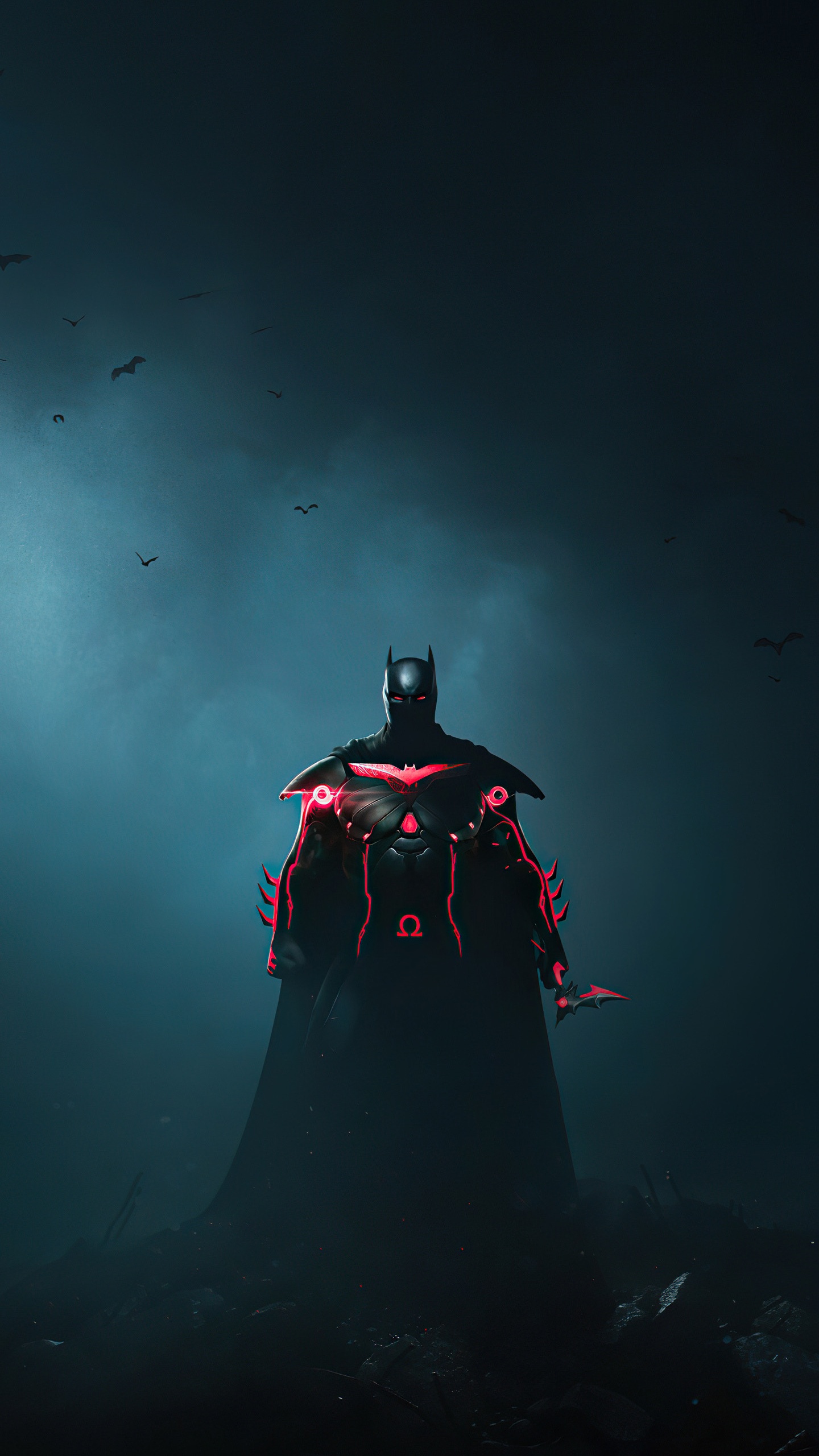 Water, Outerwear, Cape, Art, Justice League. Wallpaper in 1440x2560 Resolution