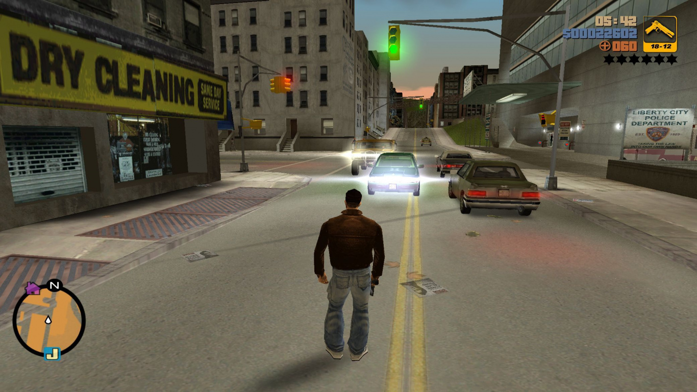 Carril, Grand Theft Auto Iii, Grand Theft Auto v, Juego de Pc, Carretera. Wallpaper in 1366x768 Resolution