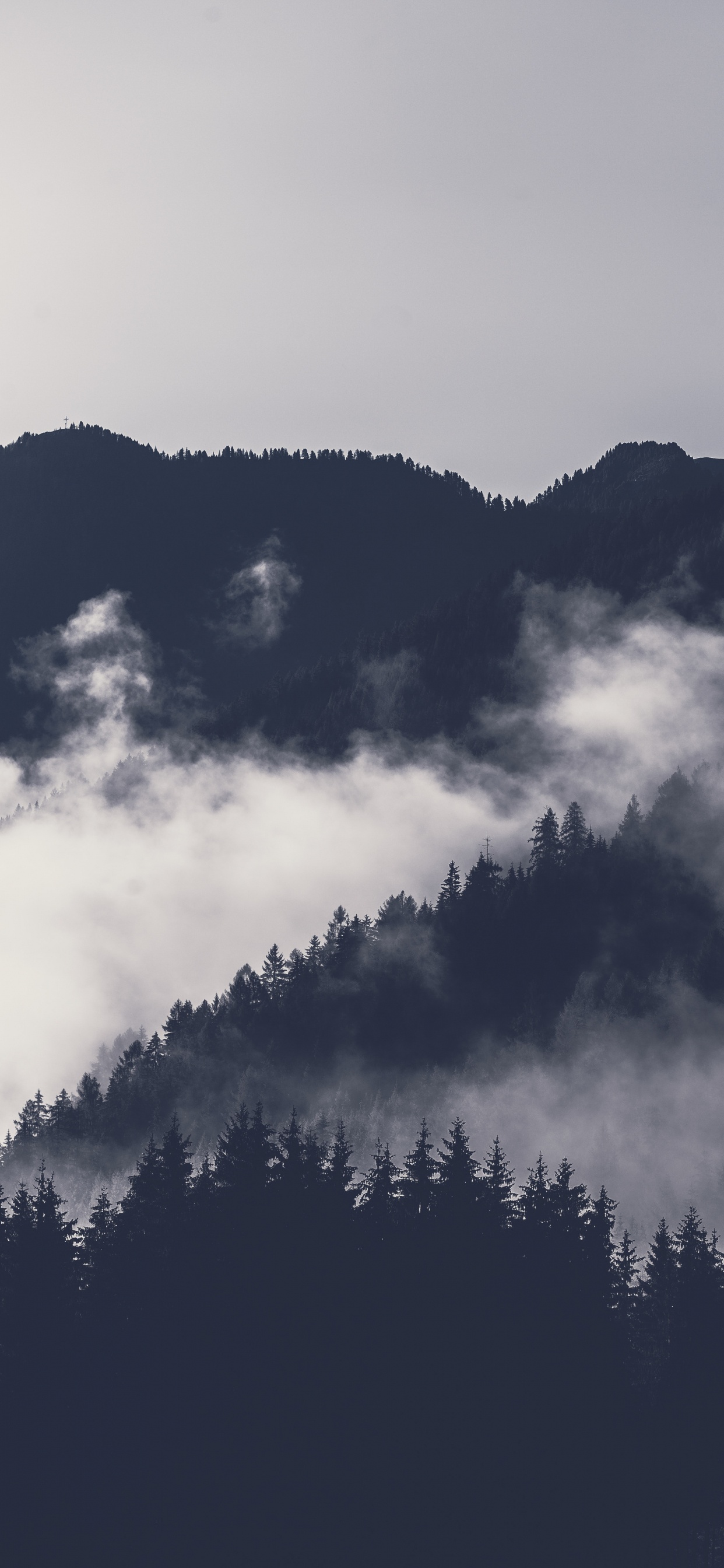 Atmosphere, Cloud, Mountain, Light, Nature. Wallpaper in 1242x2688 Resolution