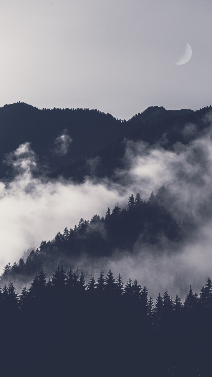 Atmosphere, Cloud, Mountain, Light, Nature. Wallpaper in 720x1280 Resolution