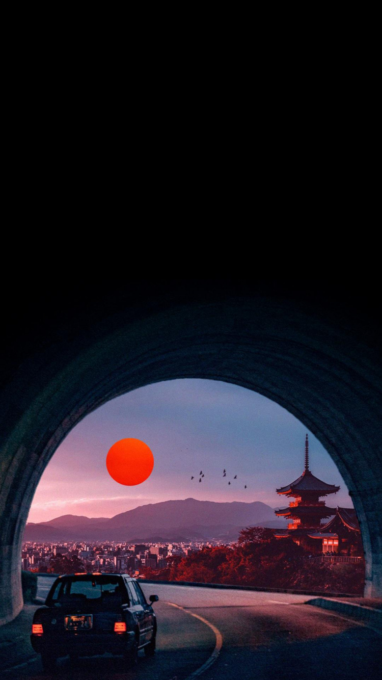 Amoled, OLED, Huawei Mate 20, Ambiente, Coche. Wallpaper in 750x1334 Resolution