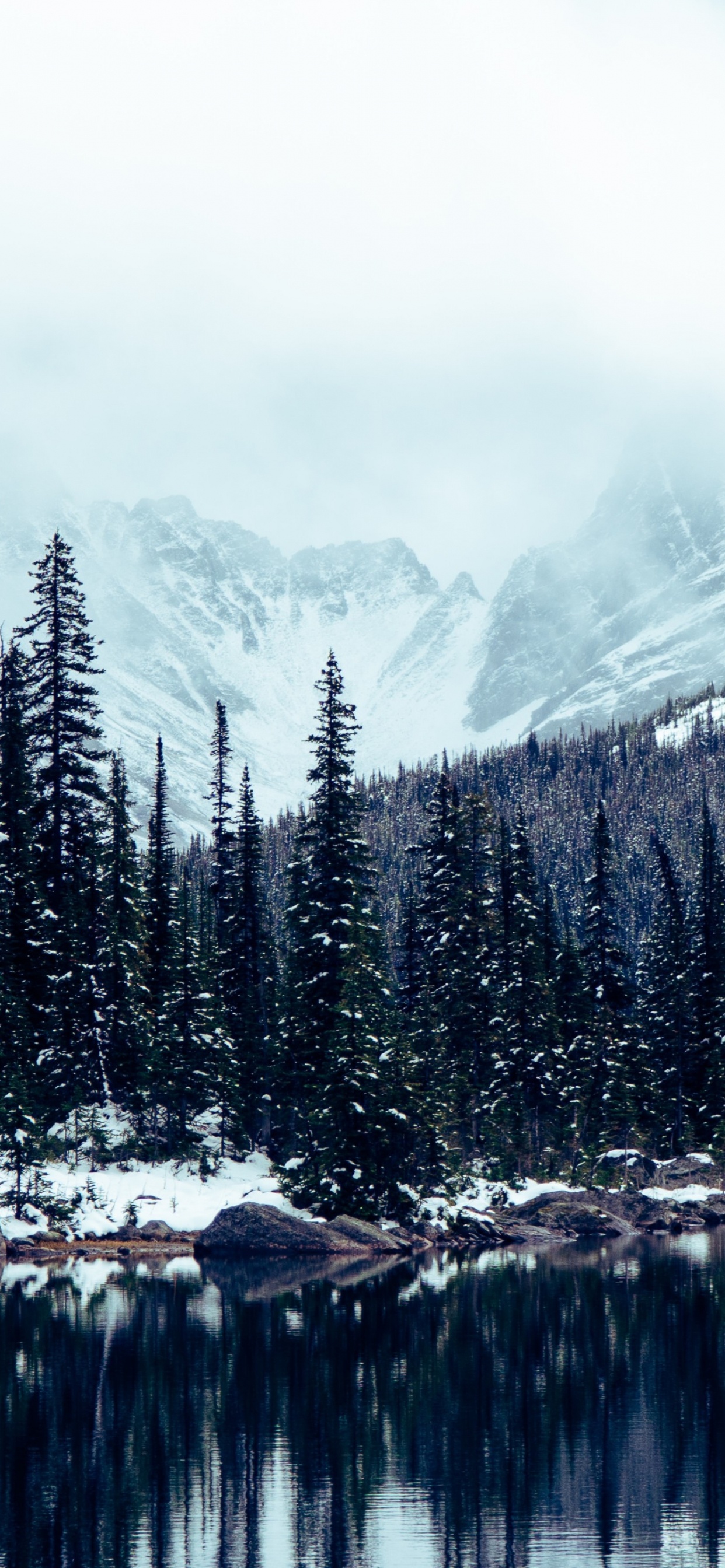 Jasper National Park, Saint Mary See, Moraine Lake, Jasper, Nationalpark. Wallpaper in 1242x2688 Resolution