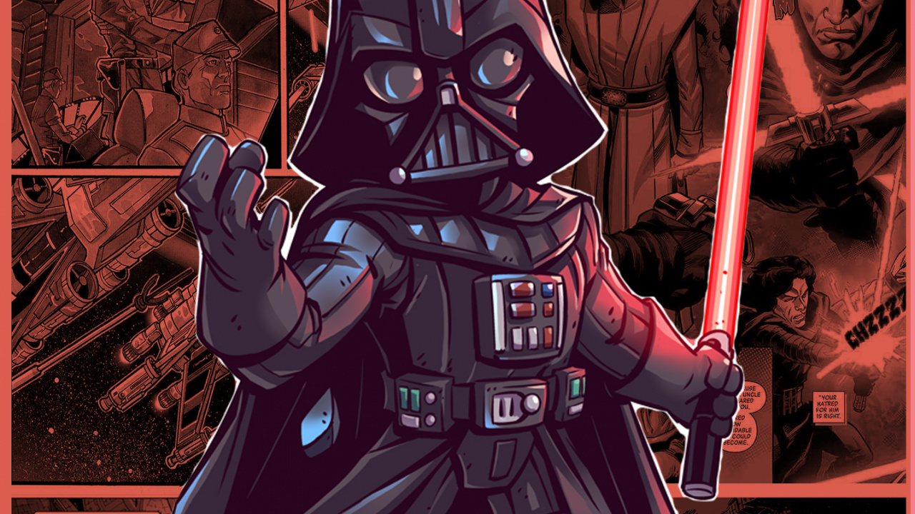 Star Wars, Jedi, Darth Vader, Apple, Fiction. Wallpaper in 1280x720 Resolution