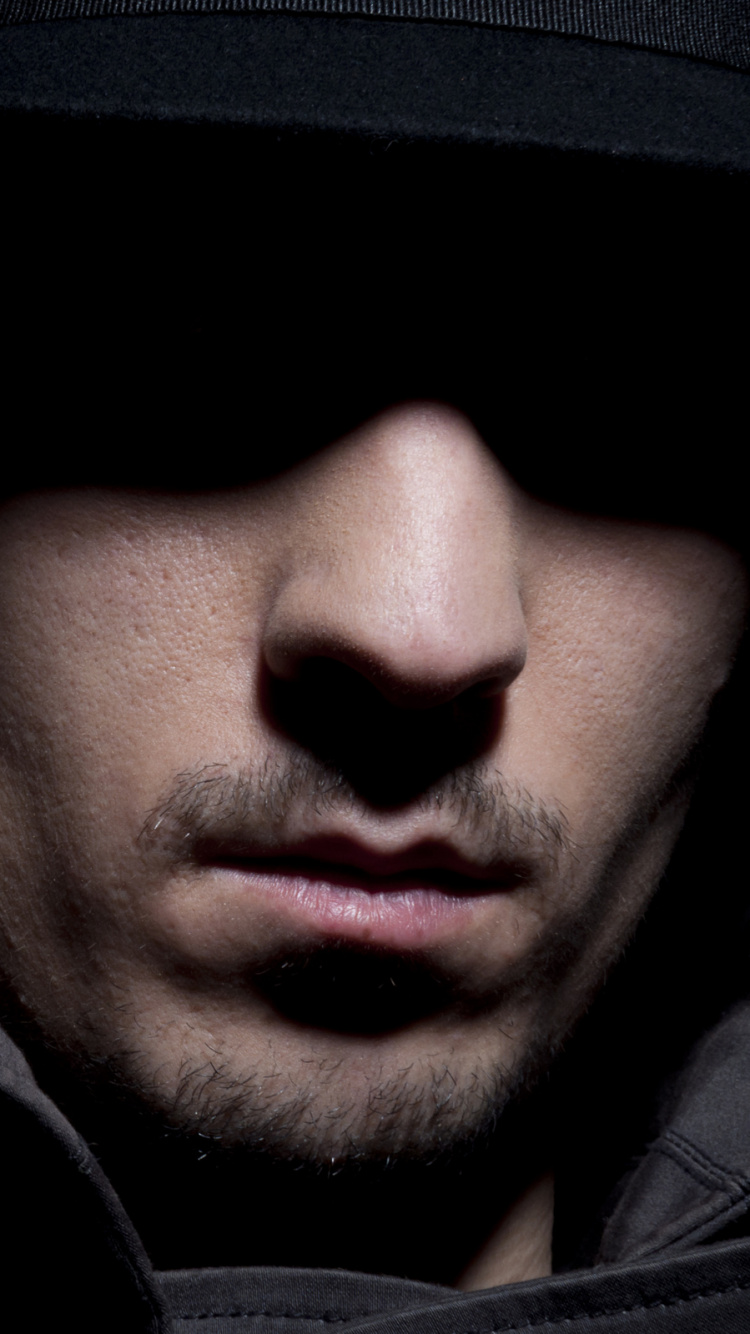 Negro, Barbilla, Humanos, el Vello Facial, Persona. Wallpaper in 750x1334 Resolution