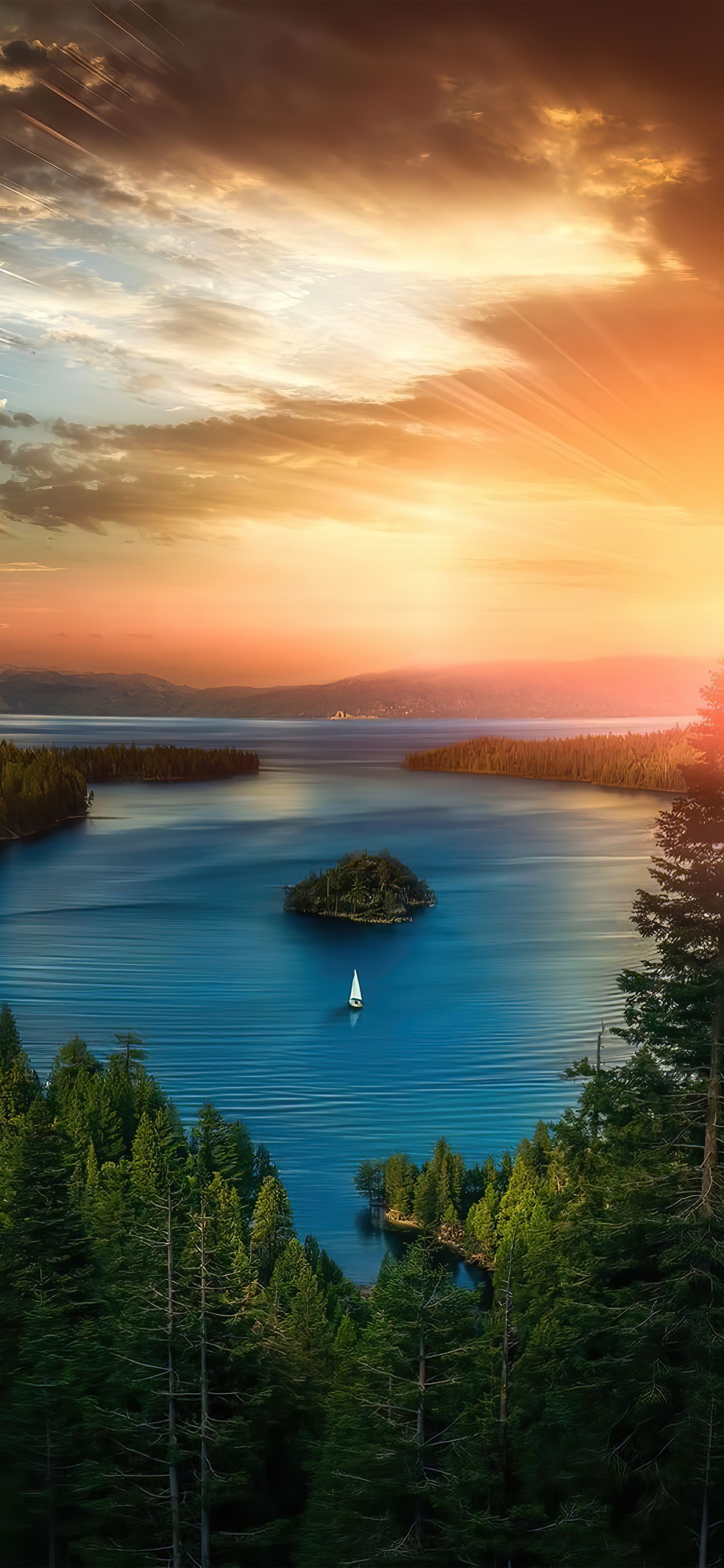 Naturaleza, Agua, Los Recursos de Agua, Paisaje Natural, Entorno Natural. Wallpaper in 1125x2436 Resolution