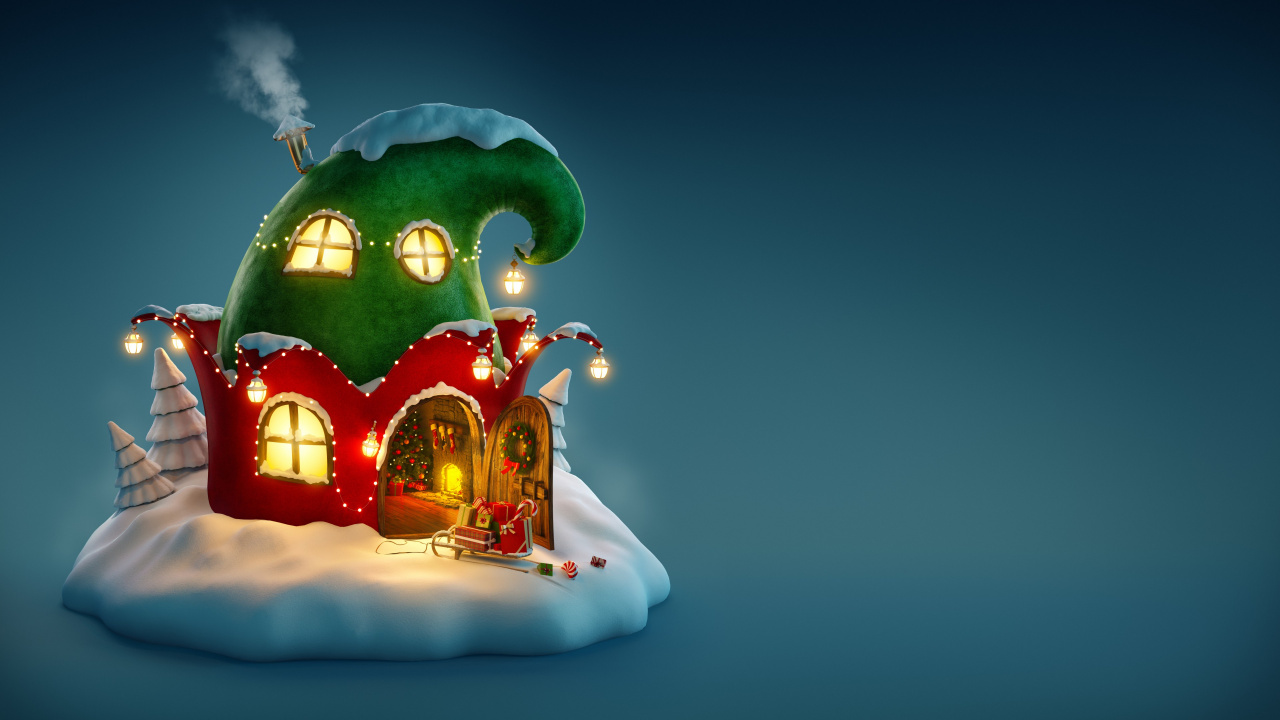 Christmas Elf, Christmas Day, Santa Claus, Elf, Christmas. Wallpaper in 1280x720 Resolution