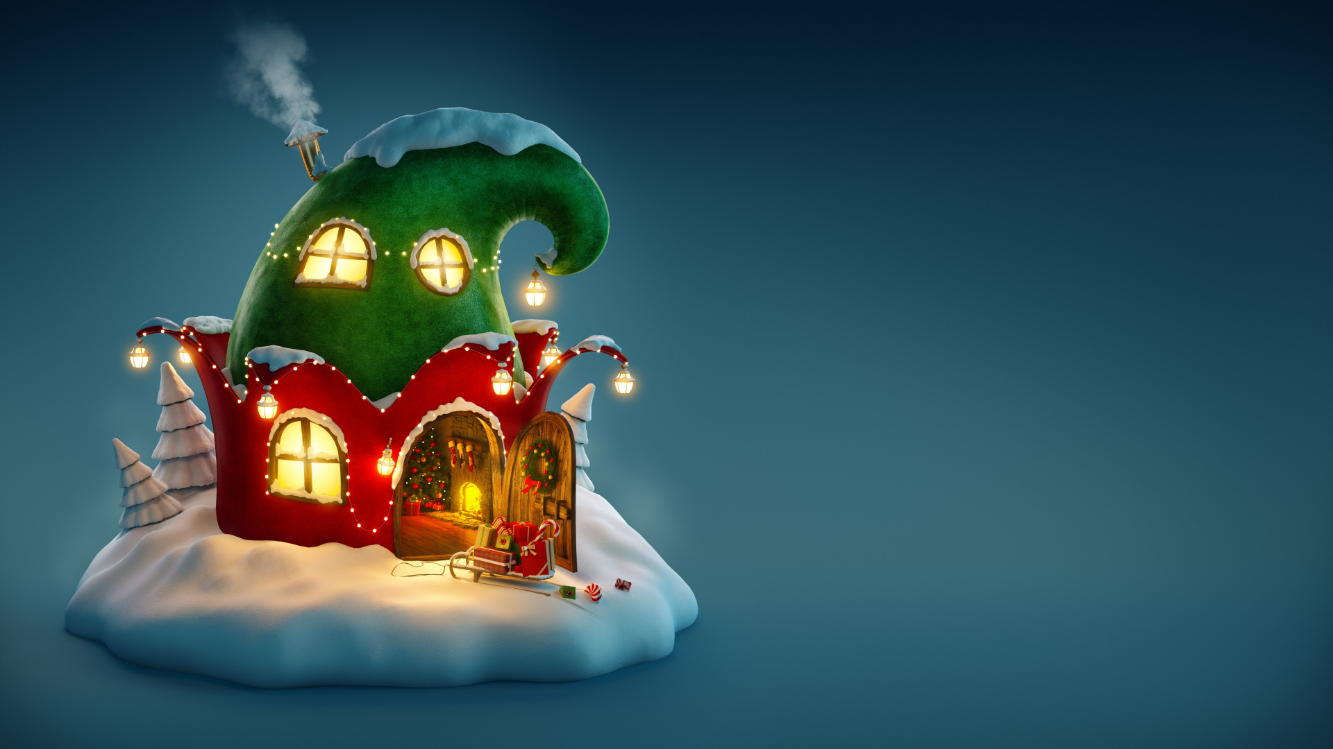 Christmas Elf, Christmas Day, Santa Claus, Elf, Christmas. Wallpaper in 1920x1080 Resolution