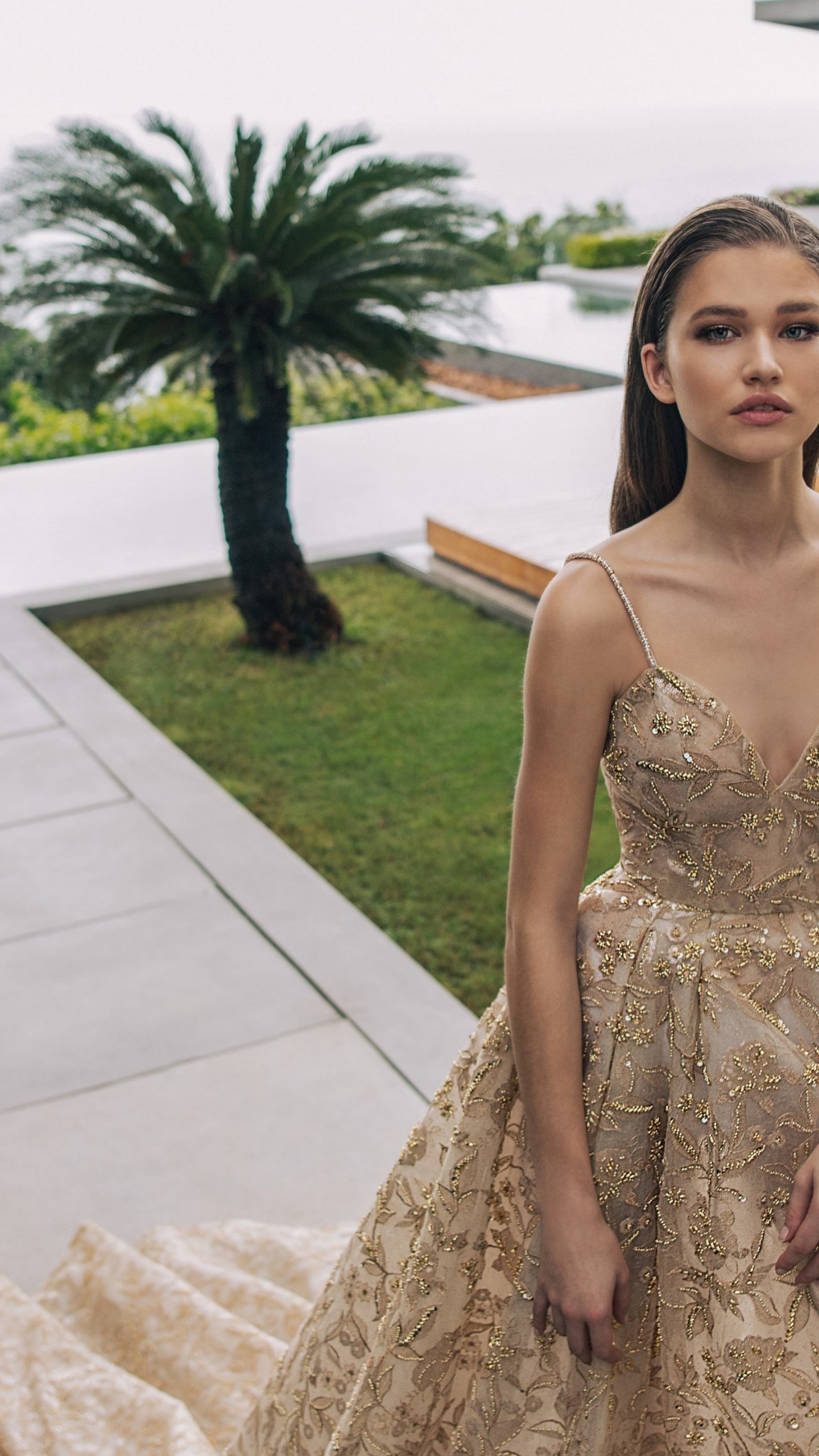 Robe, Robe de Mariée, Bride, Mode, Peau. Wallpaper in 1440x2560 Resolution