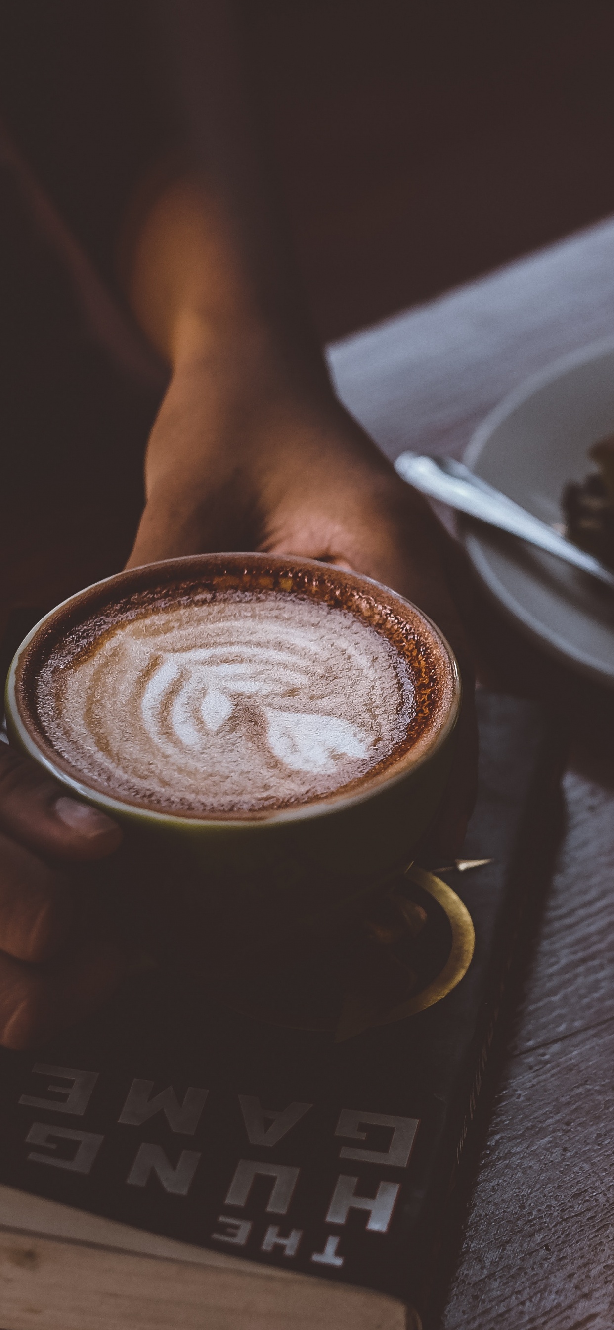 Person Holding Cup of Coffee. Wallpaper in 1242x2688 Resolution