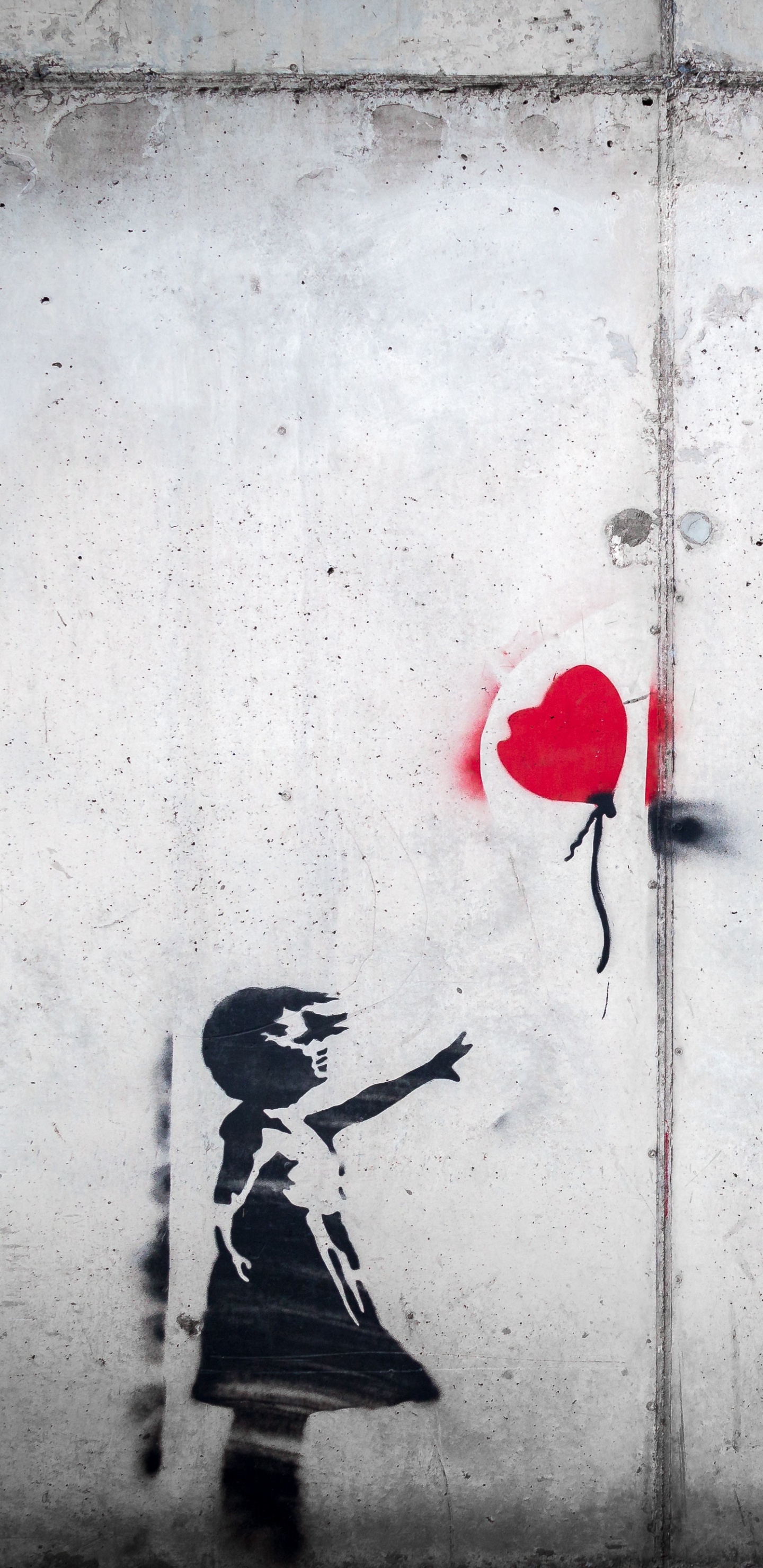 Woman in Black and White Dress Holding Heart Balloon. Wallpaper in 1440x2960 Resolution