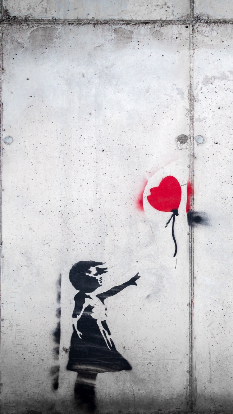 Woman in Black and White Dress Holding Heart Balloon. Wallpaper in 750x1334 Resolution