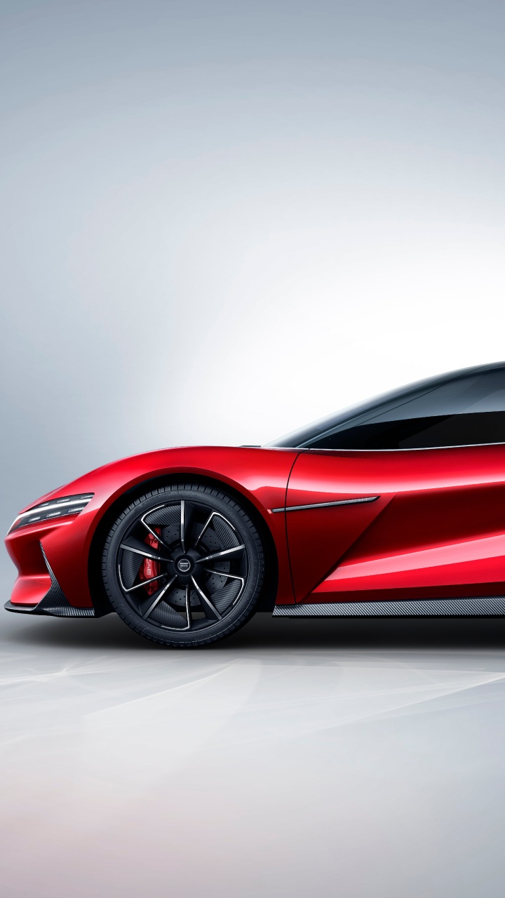 Ferrari 458 Italia Rojo Sobre Fondo Blanco.. Wallpaper in 720x1280 Resolution