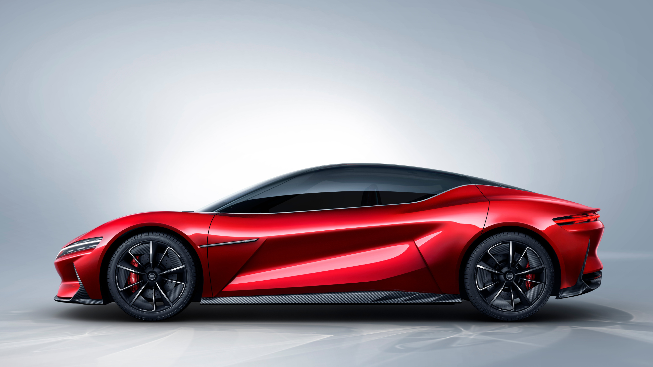 Ferrari 458 Italia Rouge Sur Fond Blanc. Wallpaper in 2560x1440 Resolution