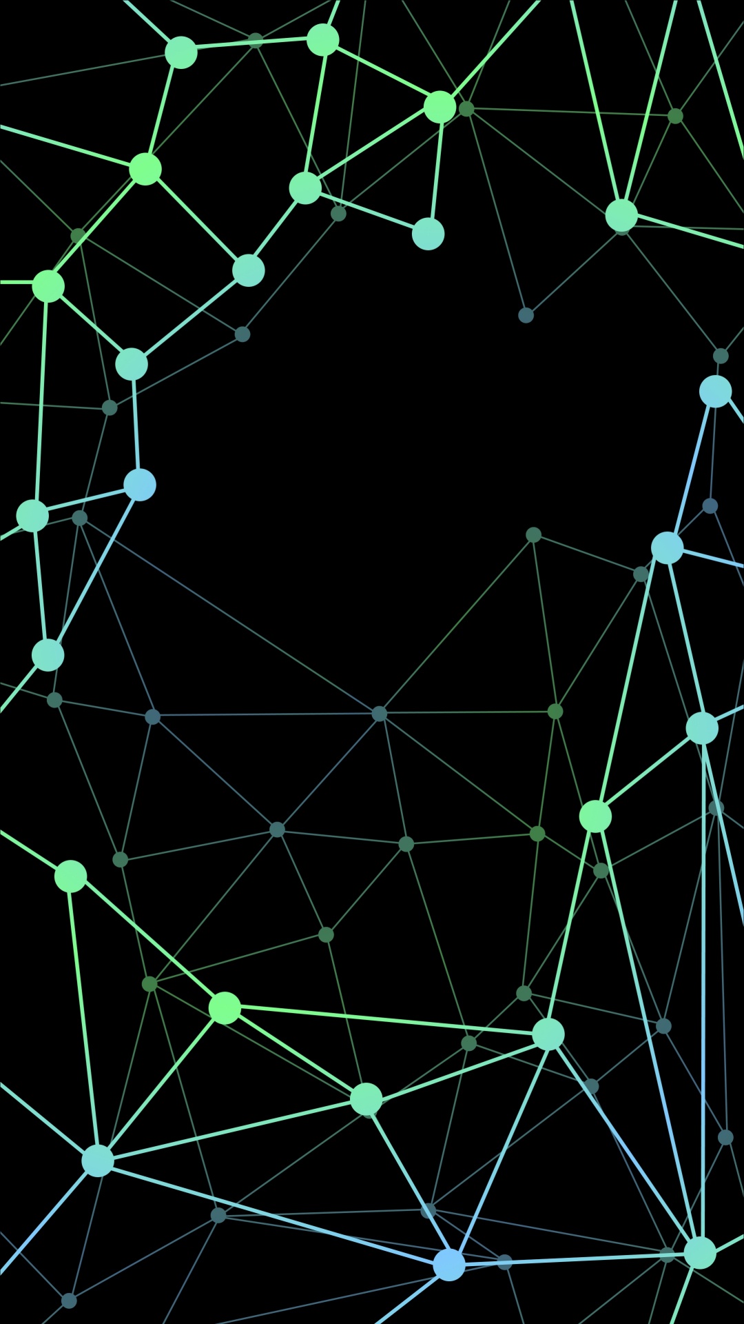 Illustration Ronde Bleue et Rouge. Wallpaper in 1080x1920 Resolution