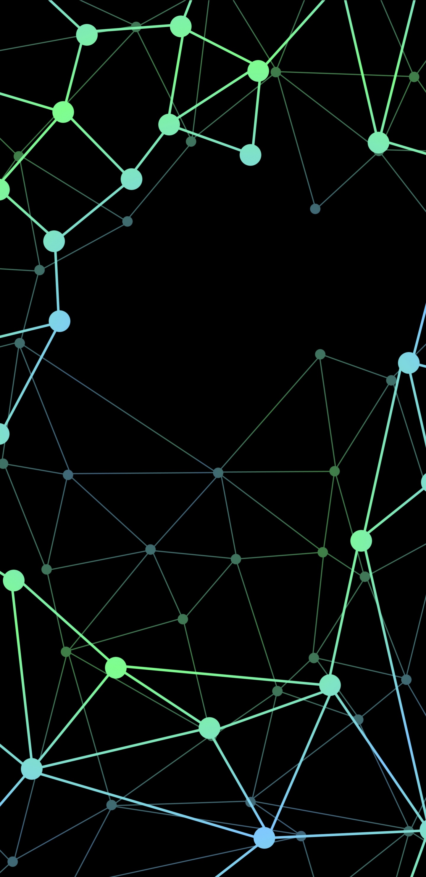 Blaue Und Rote Runde Abbildung. Wallpaper in 1440x2960 Resolution