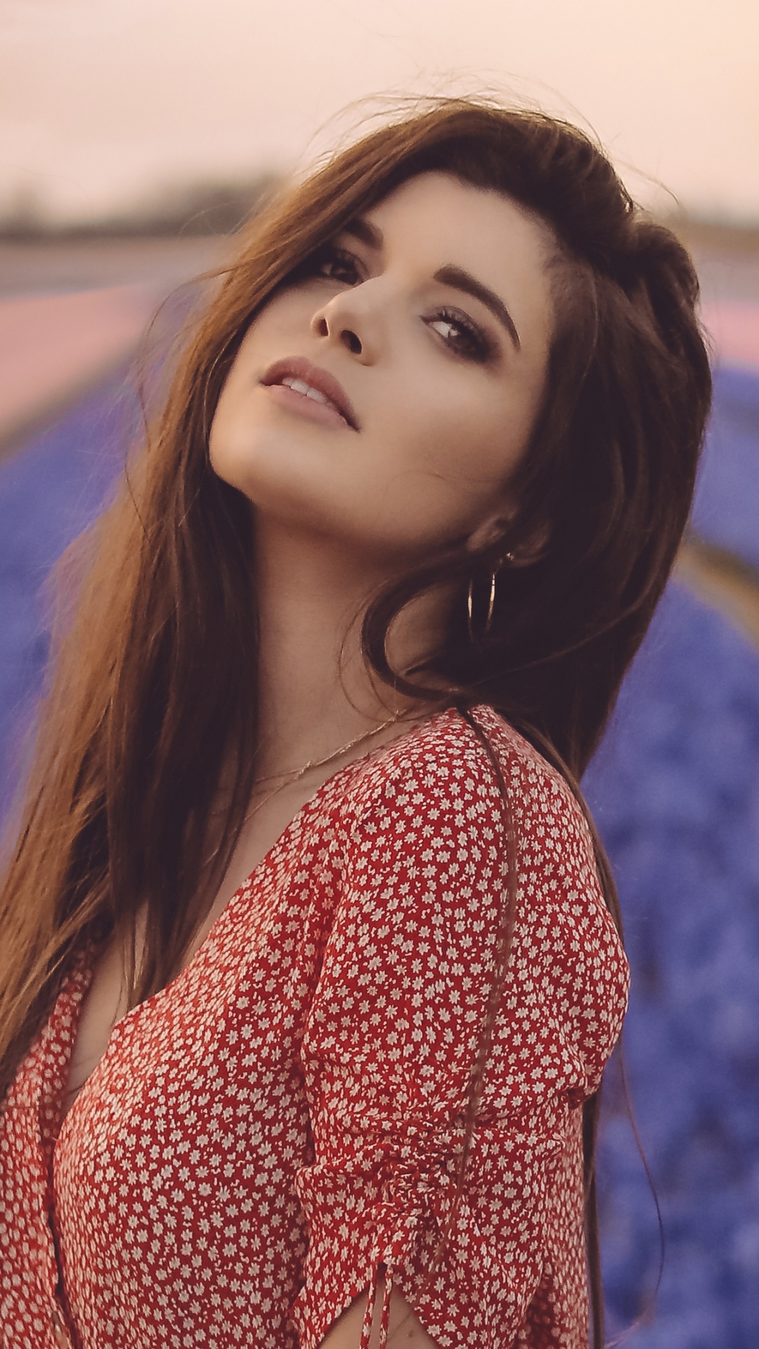 Hair, Beauty, Lip, Lavender, Purple. Wallpaper in 1080x1920 Resolution