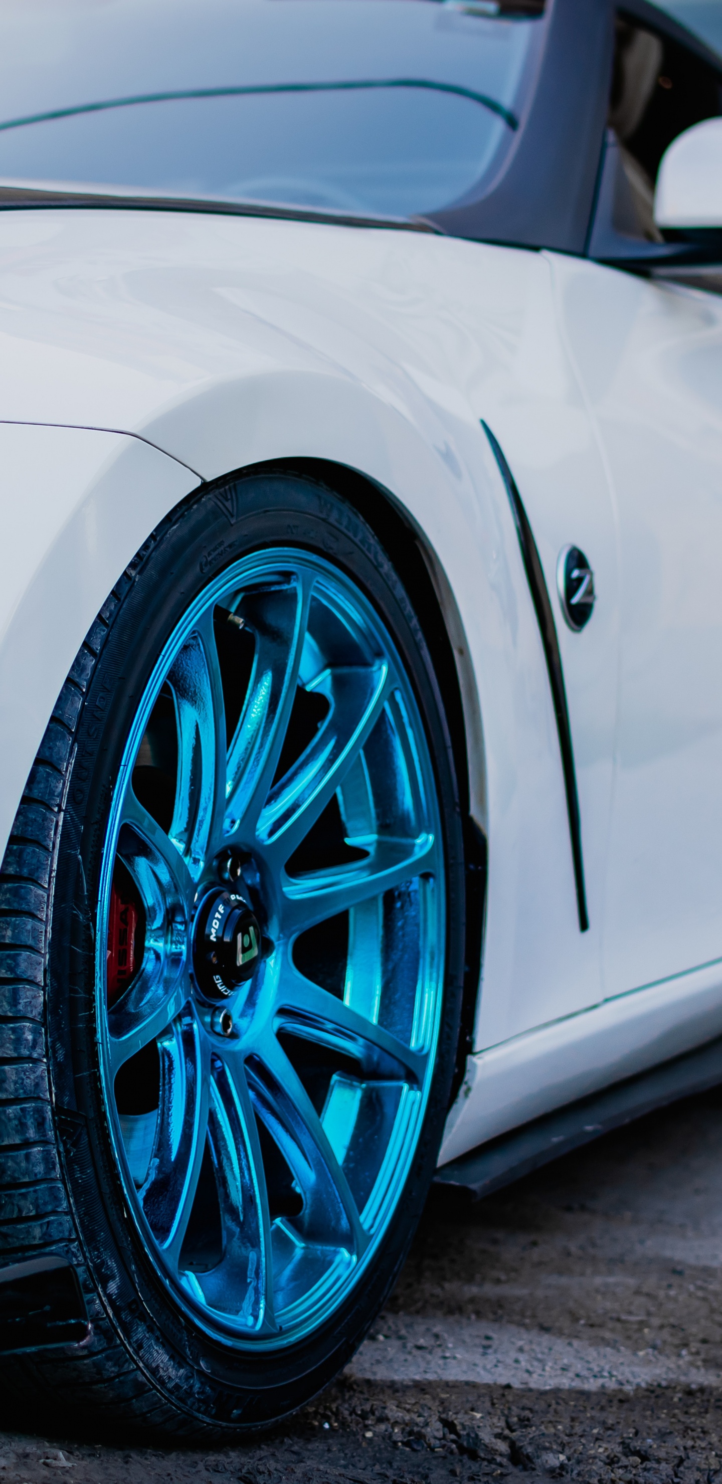 White Porsche 911 on Road. Wallpaper in 1440x2960 Resolution