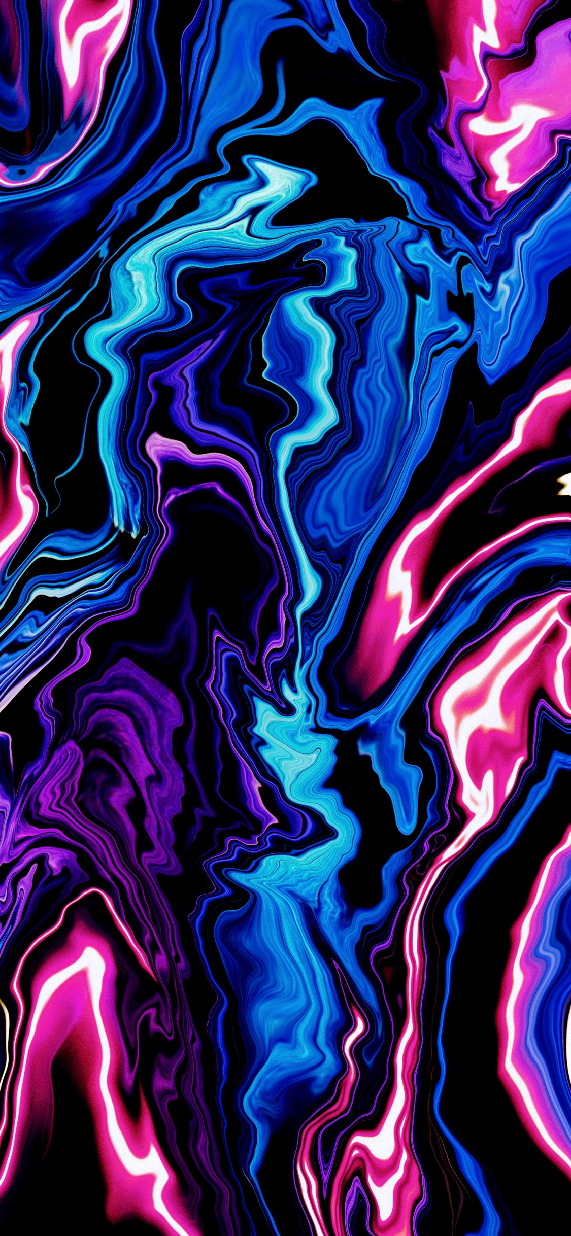 迷幻术, 紫色的, 艺术, 品红色, 红色的 壁纸 1125x2436 允许