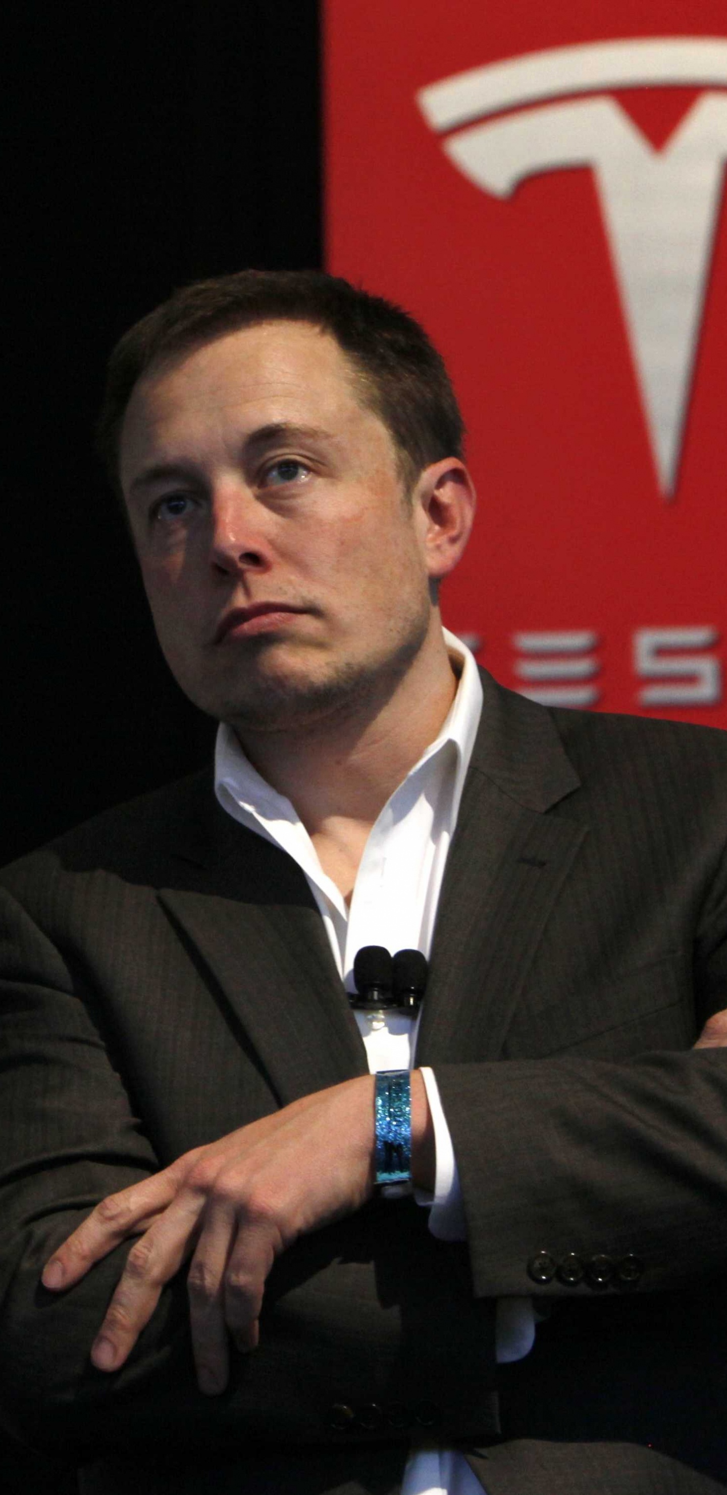 Elon Musk, Tesla Model S, Tesla Model X, Car, Public Speaking. Wallpaper in 1440x2960 Resolution