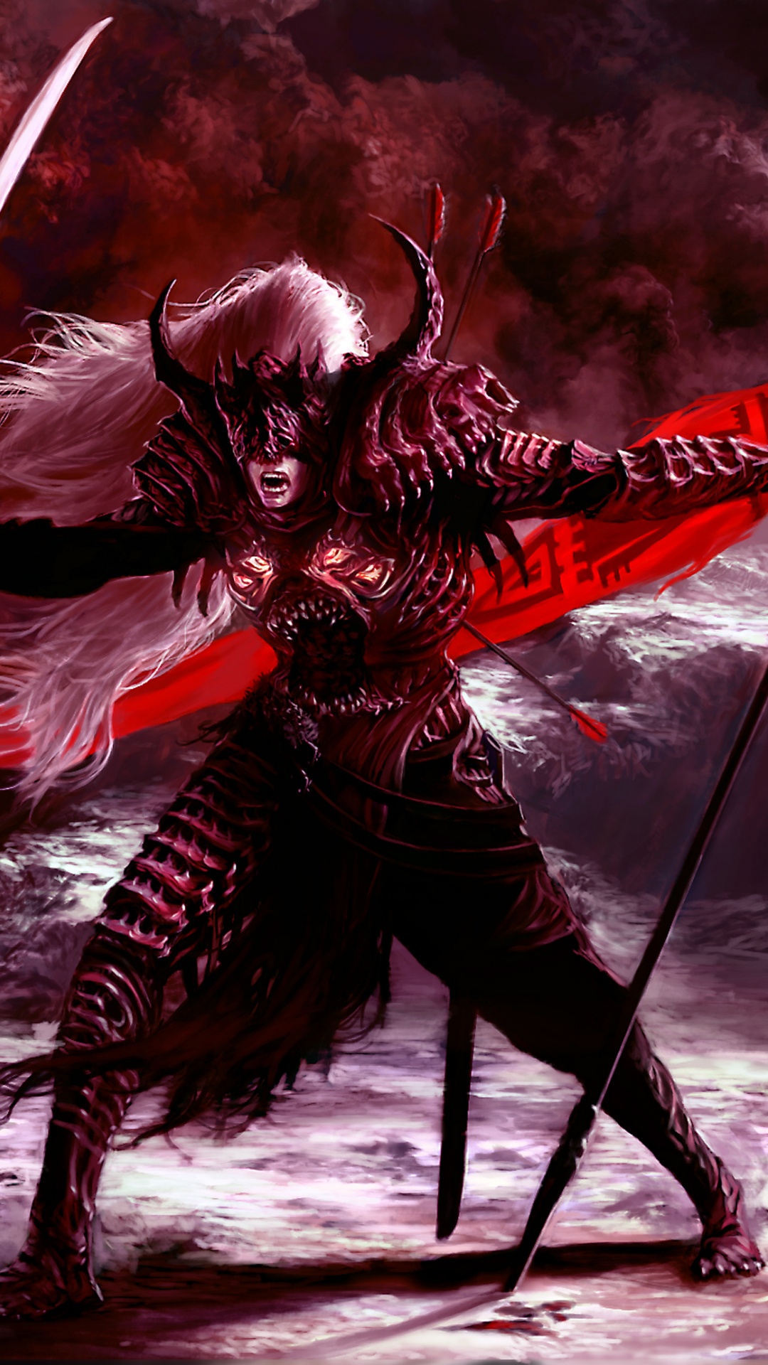 Personnage D'anime Masculin Aux Cheveux Rouges. Wallpaper in 1080x1920 Resolution