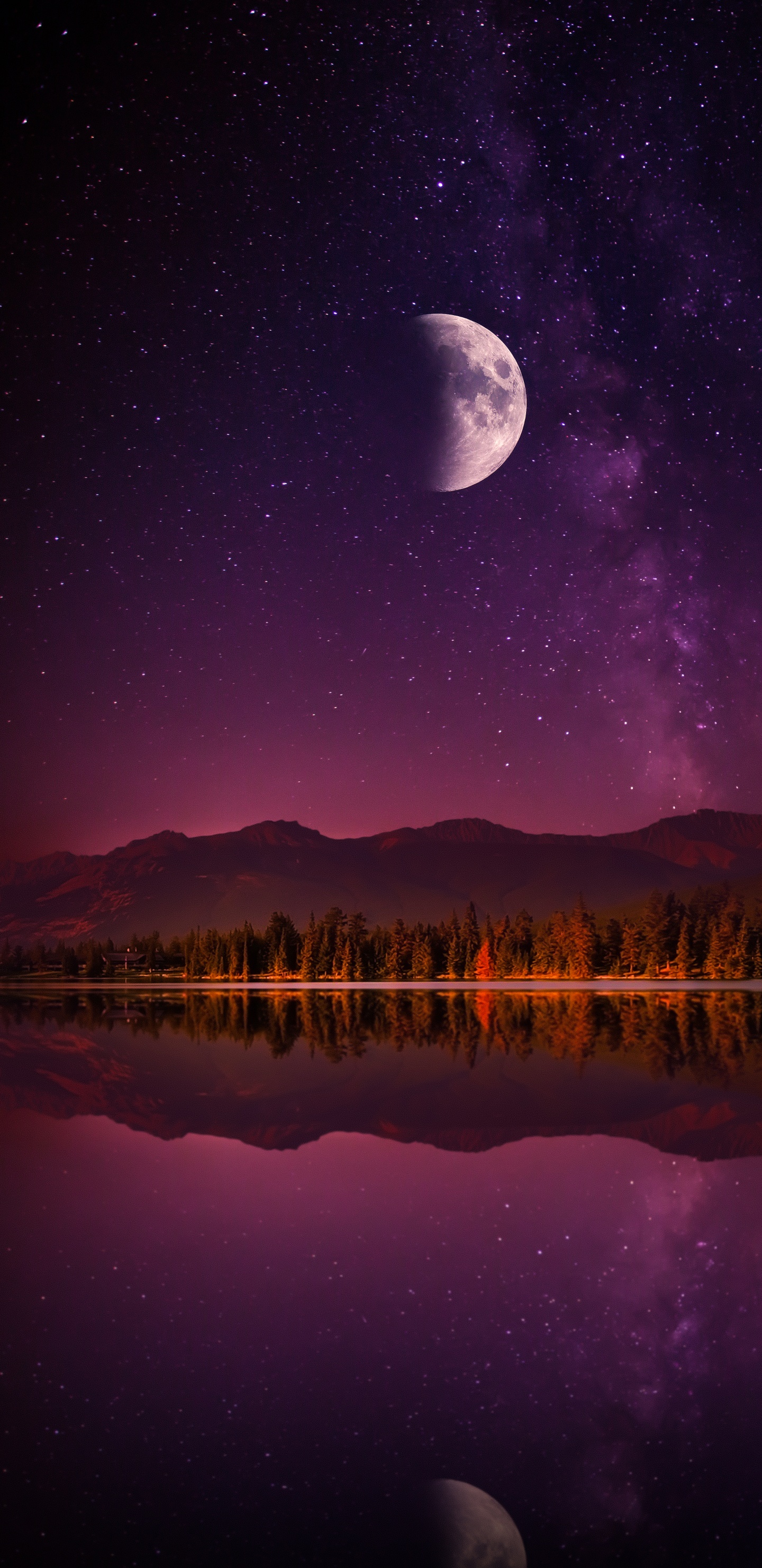 Natur, Wisgoon - Soziales Netzwerk, Wasser, Atmosphäre, Mond. Wallpaper in 1440x2960 Resolution