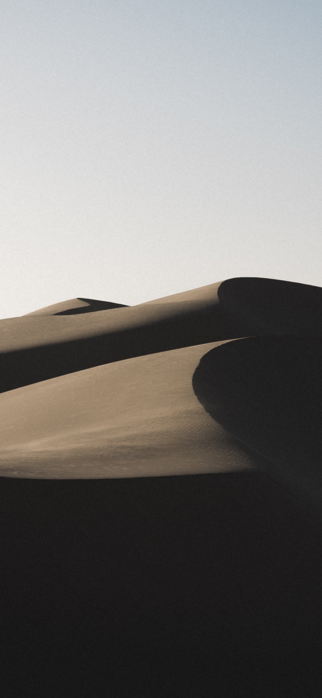 Dunes de Sable Brun Sous Ciel Bleu Pendant la Journée. Wallpaper in 1125x2436 Resolution