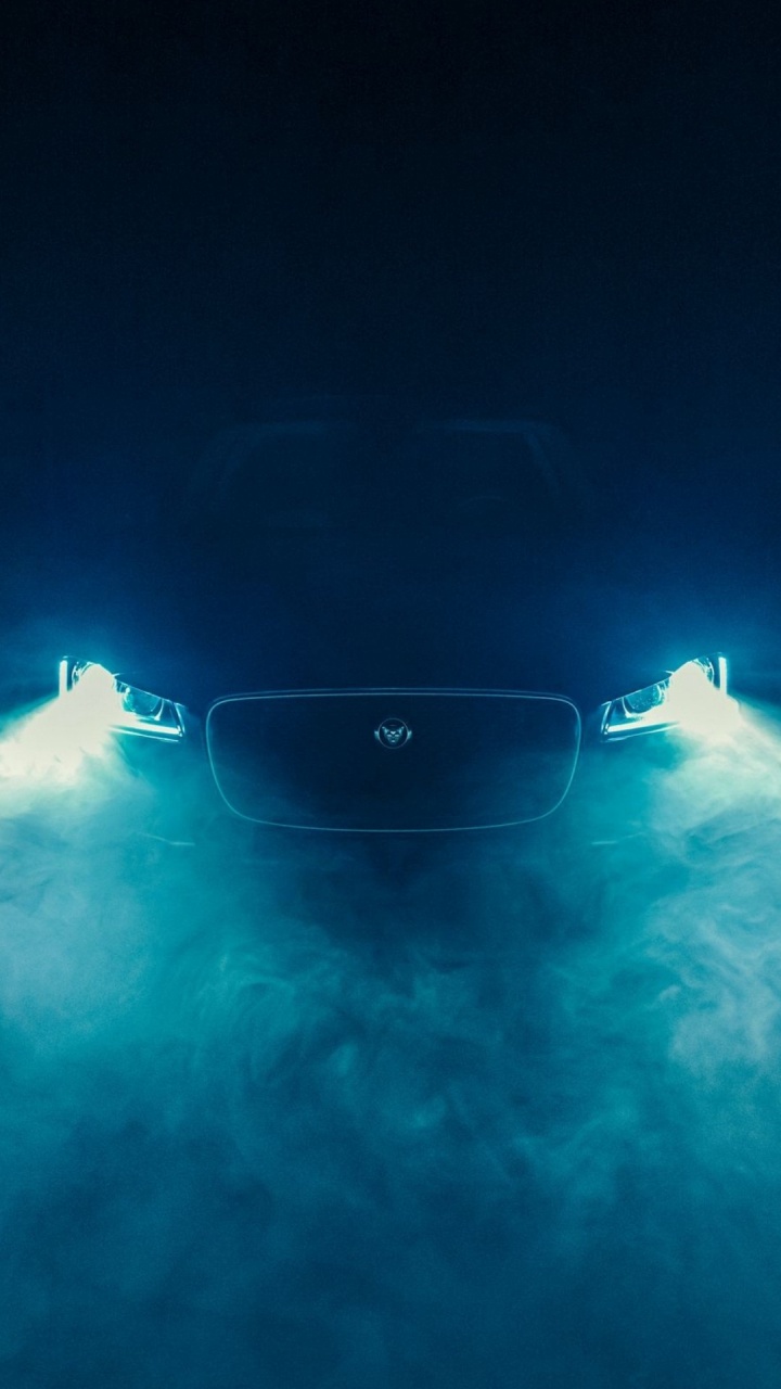 Feux de Voiture Bleus, Jaguar F-Pace, Jaguar, Jaguar Cars, Lumière. Wallpaper in 720x1280 Resolution